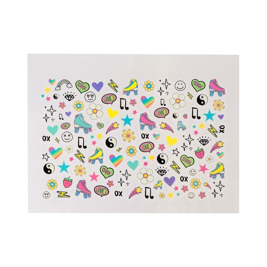 2 BYS Mini Me Body and Nail Tattoo - Retro, 2 of 2