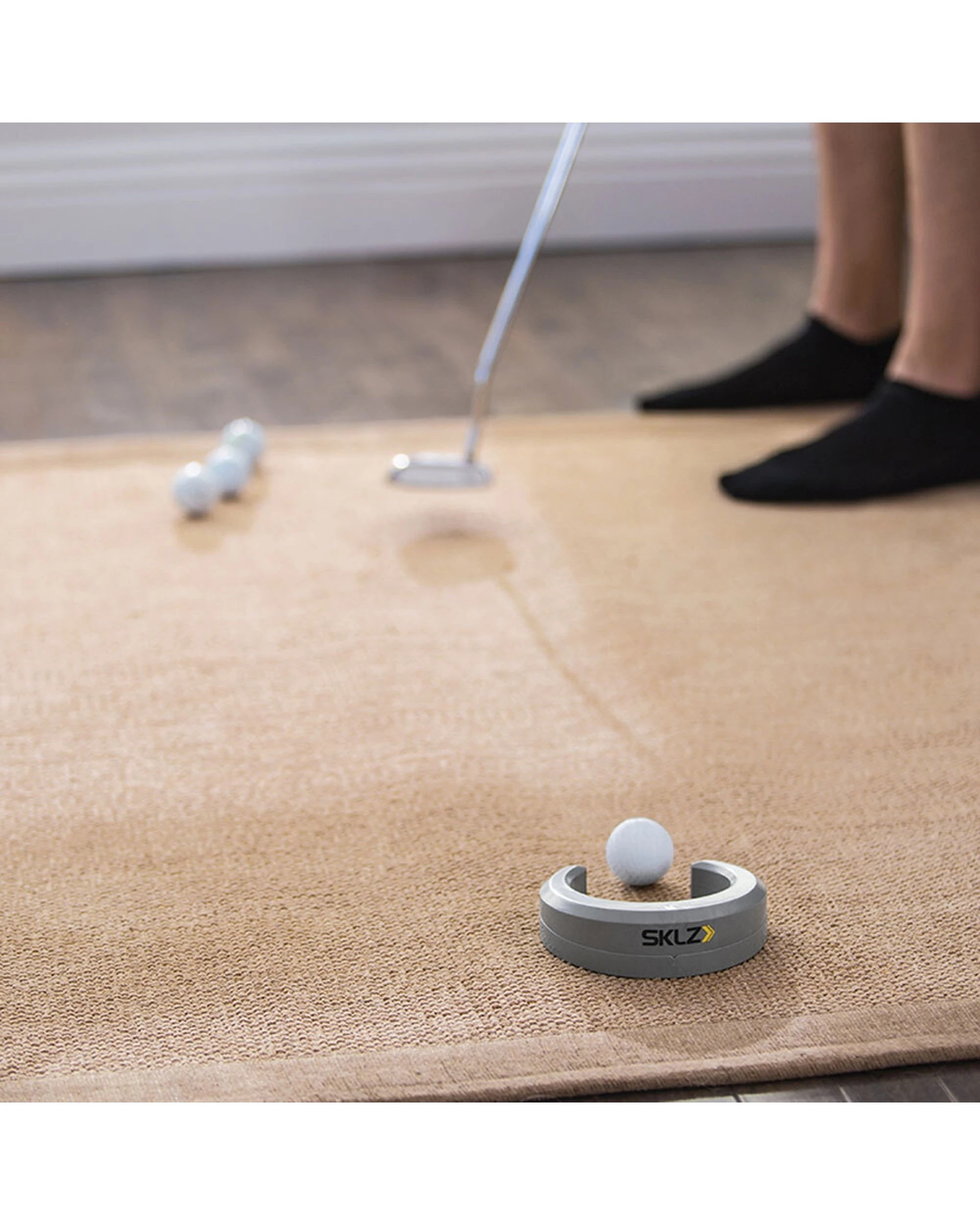 4 Sklz Putt Pocket Golf Accuracy Trainer Indoor Putting Aid Stable Design - Grey, 4 of 5