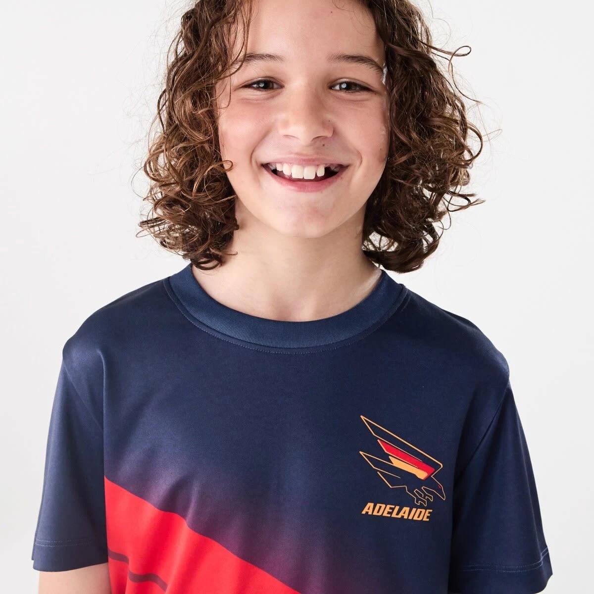 4 Official AFL Kids Training T-shirt Adelaide, 4 of 8