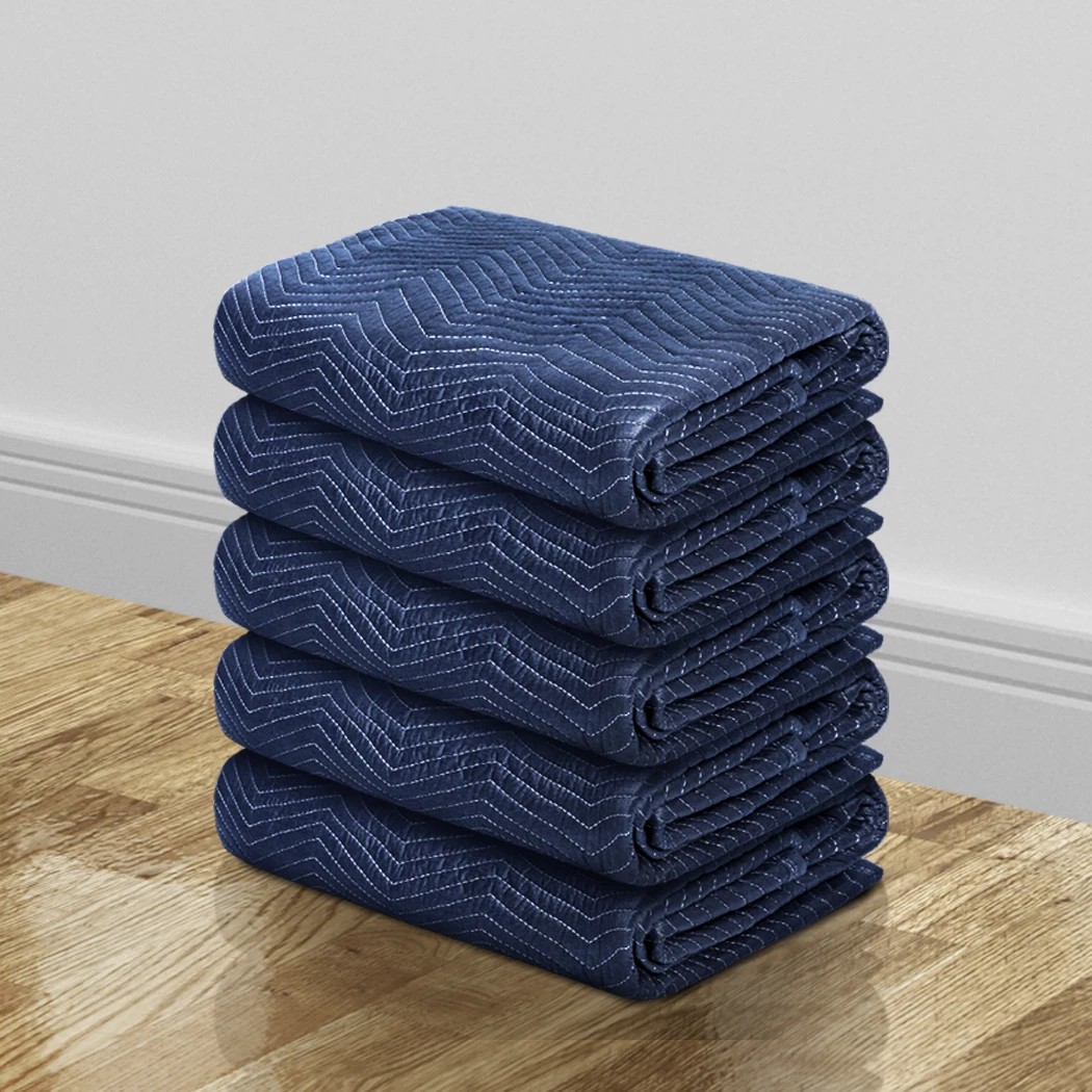 7 Traderight Heavy Duty Quilted Moving Blankets Furniture Removalist Pads, 7 of 8