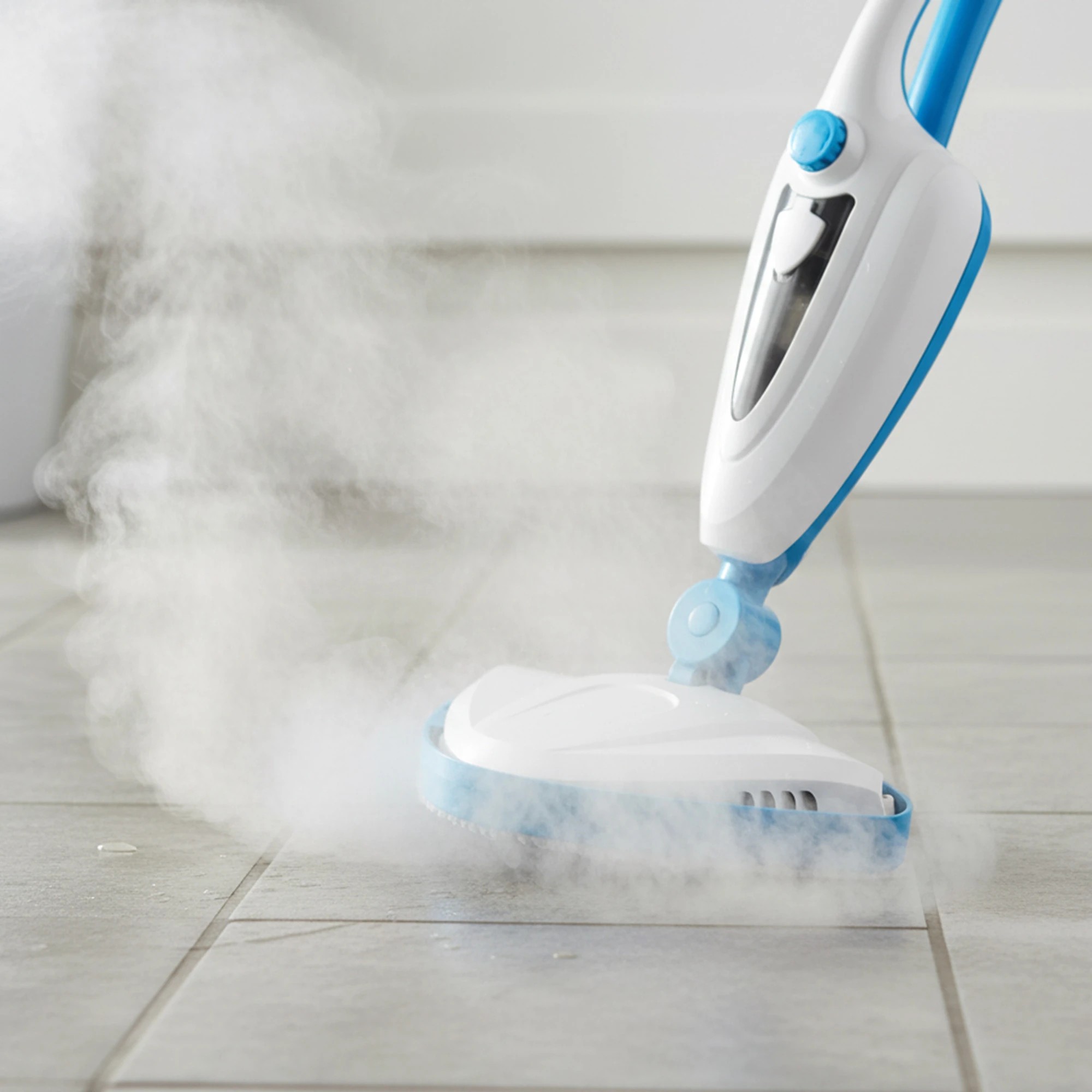 3 MyGenie Vortex 10-in-1 Steam Mop, 1400W Multi-Surface Cleaner & Handheld Steamer - Blue / White, 3 of 4