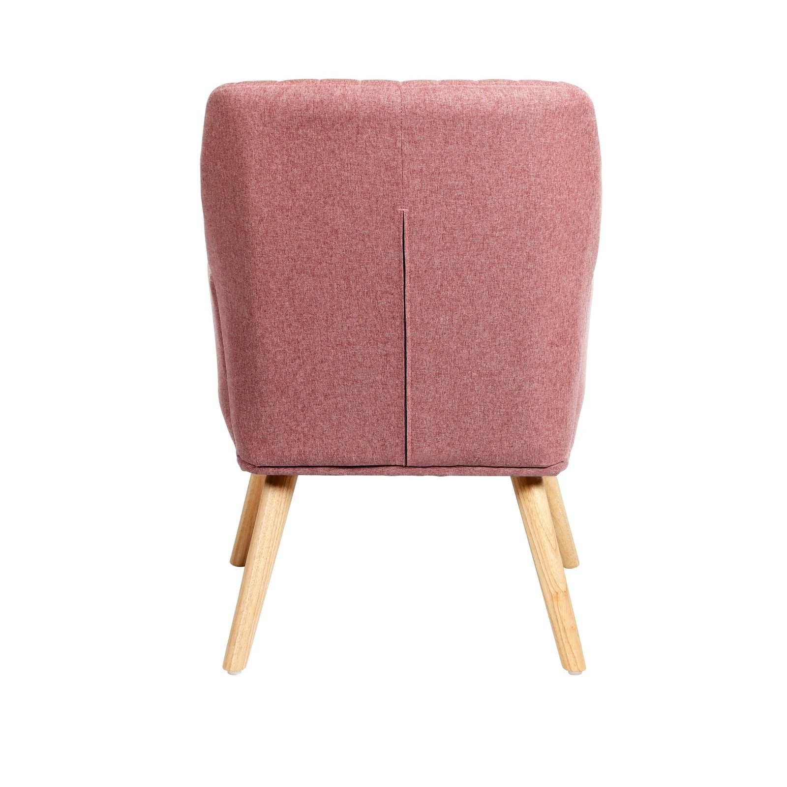 10 Oikiture 2x Armchair Lounge Sofa Chair Fabric Accent Chairs Armchairs - Pink, 10 of 10