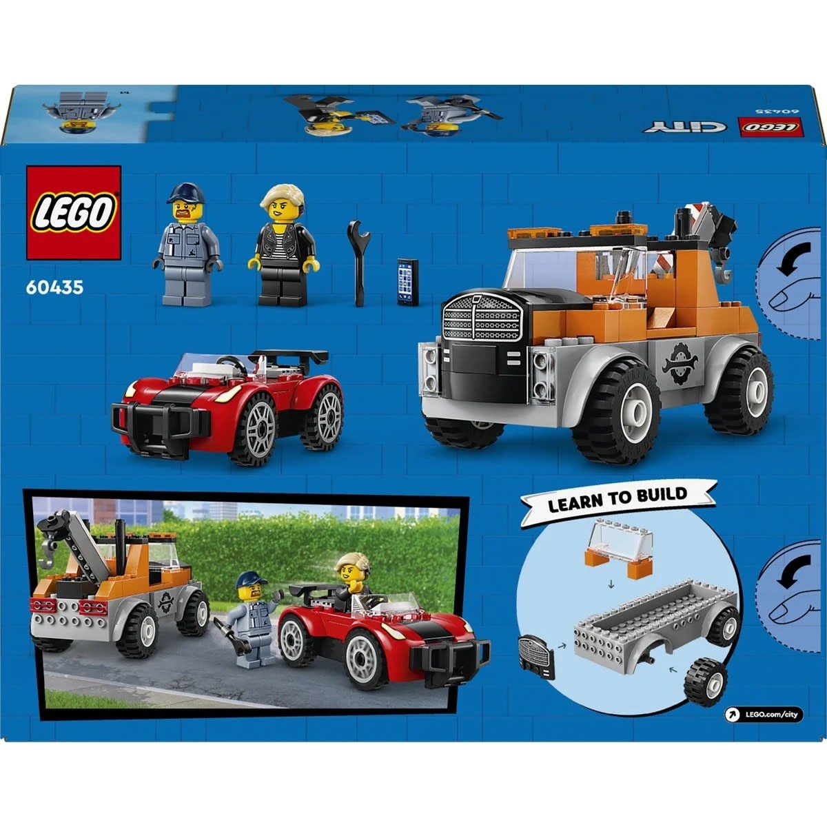 10 LEGO City Great Vehicles Tow Truck and Sports Car Repair 60435, 10 of 10
