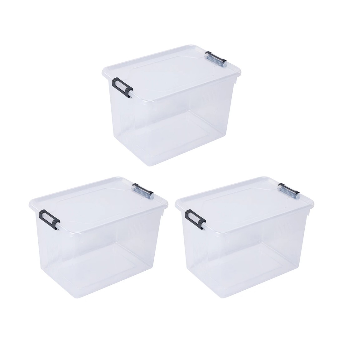 1 3 Pack 20L Tubs with Lids, 1 of 9