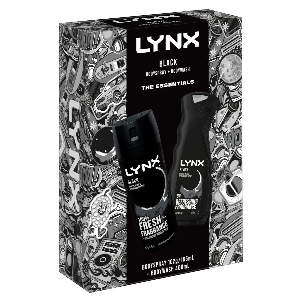 3 LYNX The Essentials Black Duo Gift Set, 3 of 6
