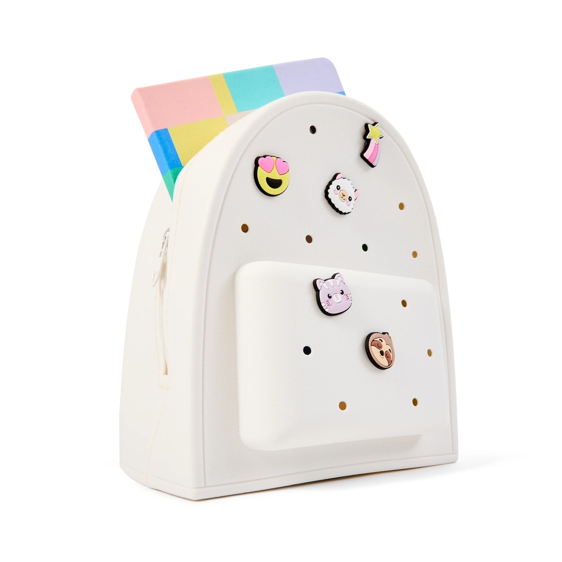 1 Mini Backpack with Charms - White, 1 of 10
