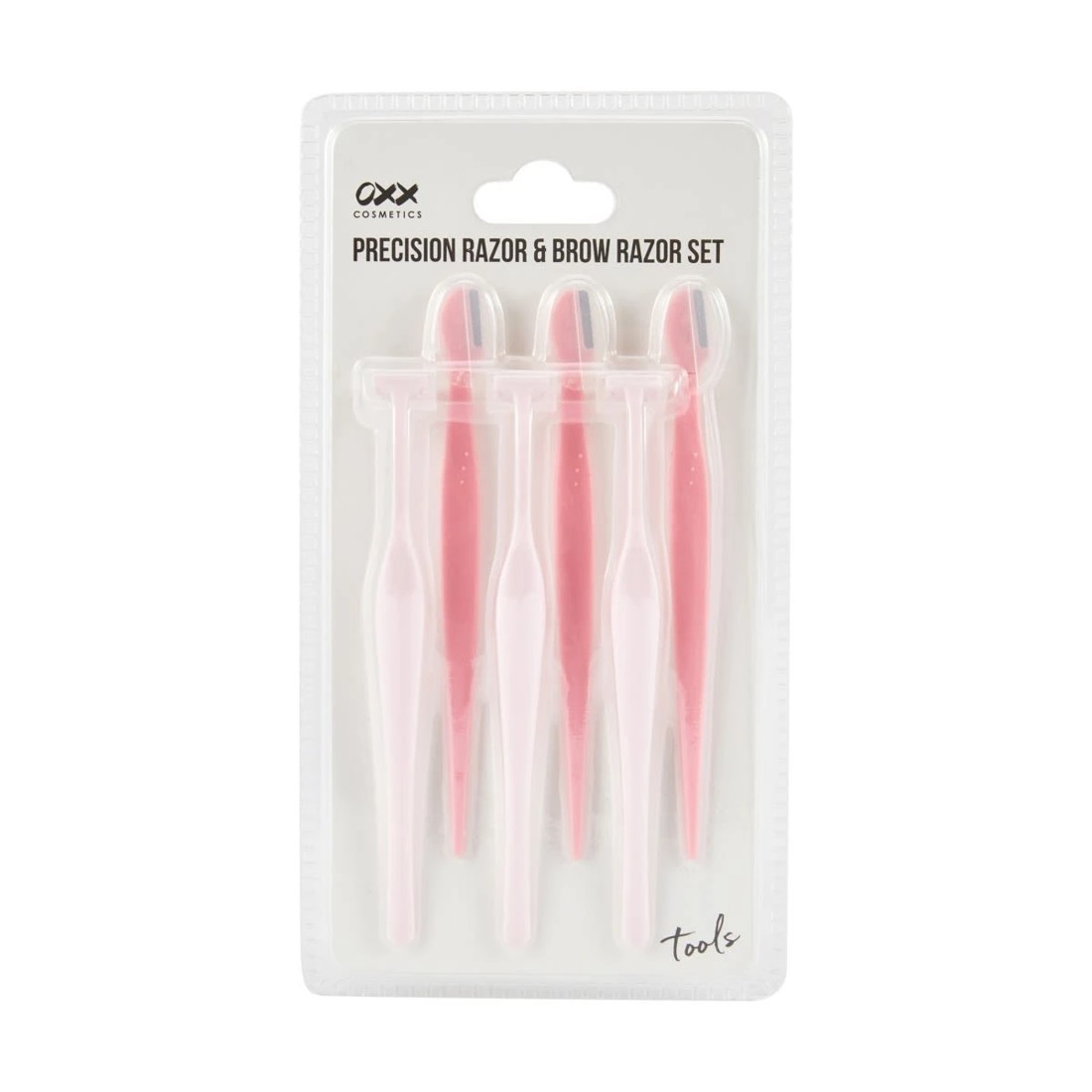 1 OXX Cosmetics Precision Razor and Brow Razor Set - Pink, 1 of 5