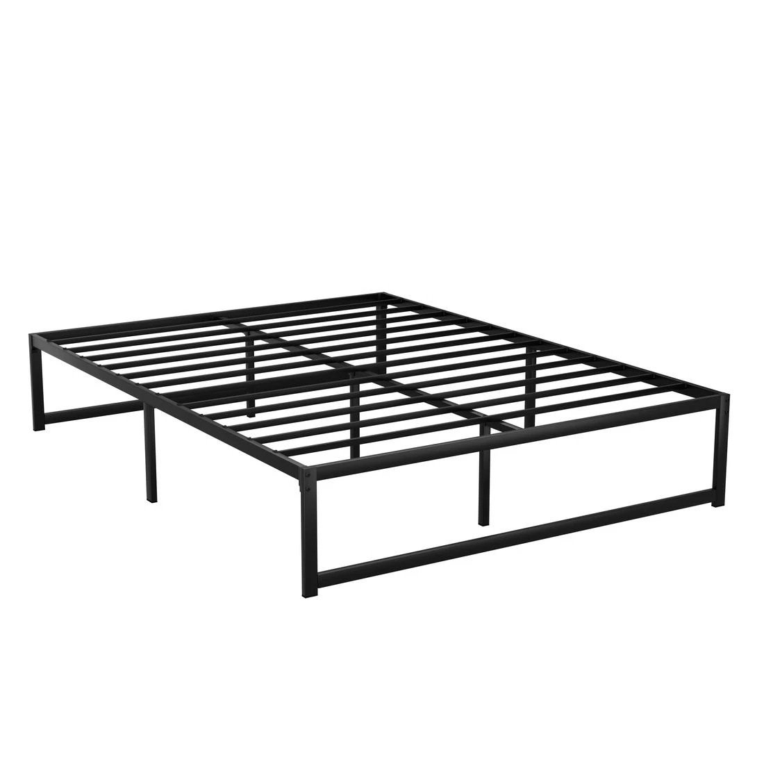 1 Artiss Bed Frame Queen Size Metal Frame TINO - Black, 1 of 4