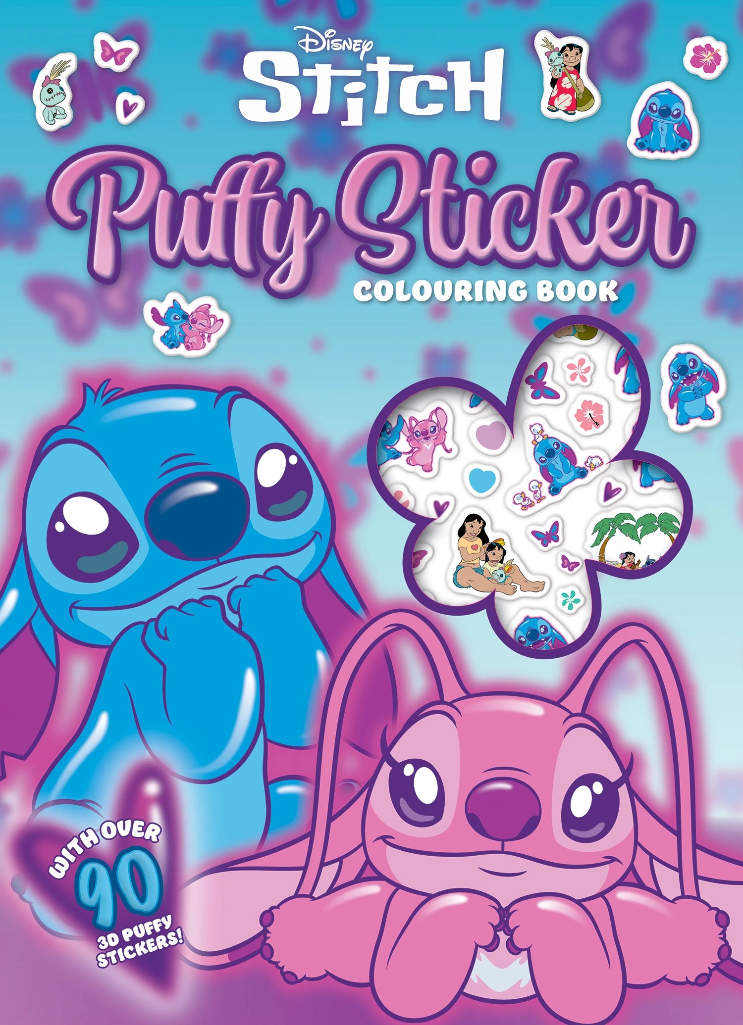 1 Disney Stitch: Puffy Sticker Colouring Book - Book, 1 of 1