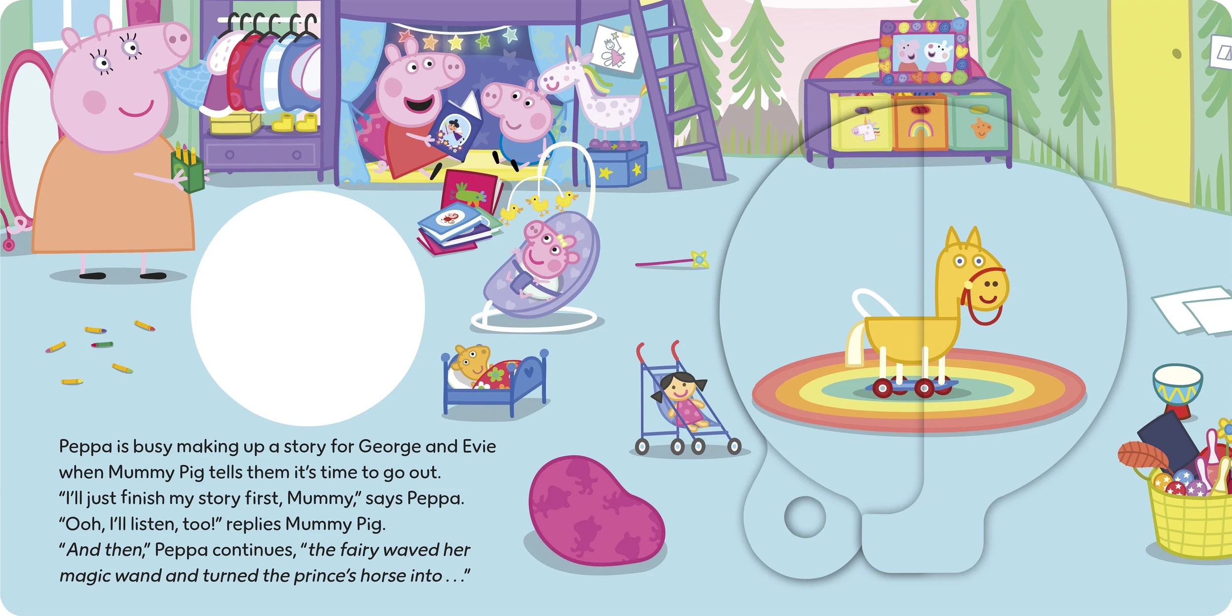 2 Peppa Pig: Peppa's Magical Story - A Magic Wheel Book, 2 of 3