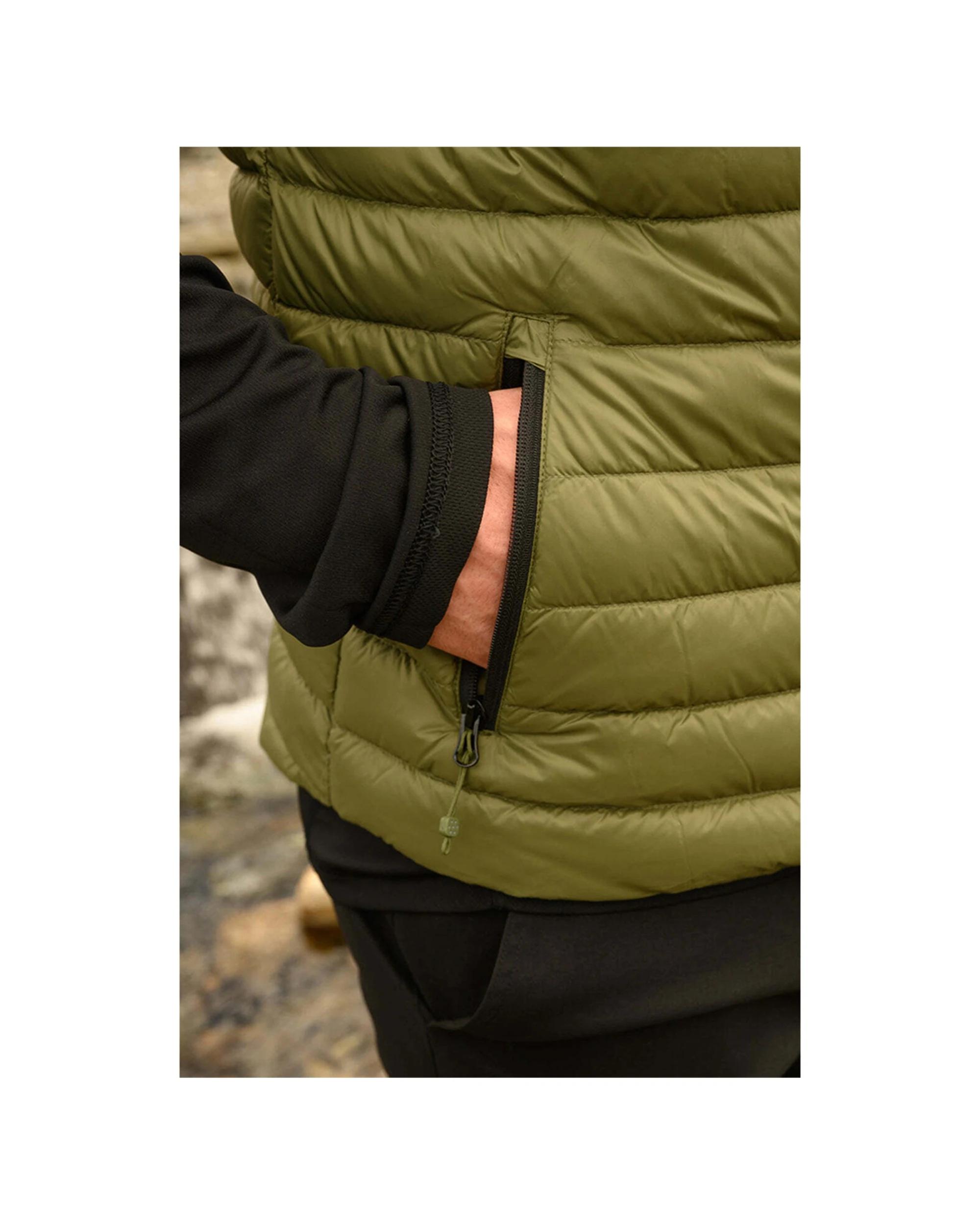 4 Mac In A Sac Adult Mens Alpine Down Vest GREEN, 4 of 7