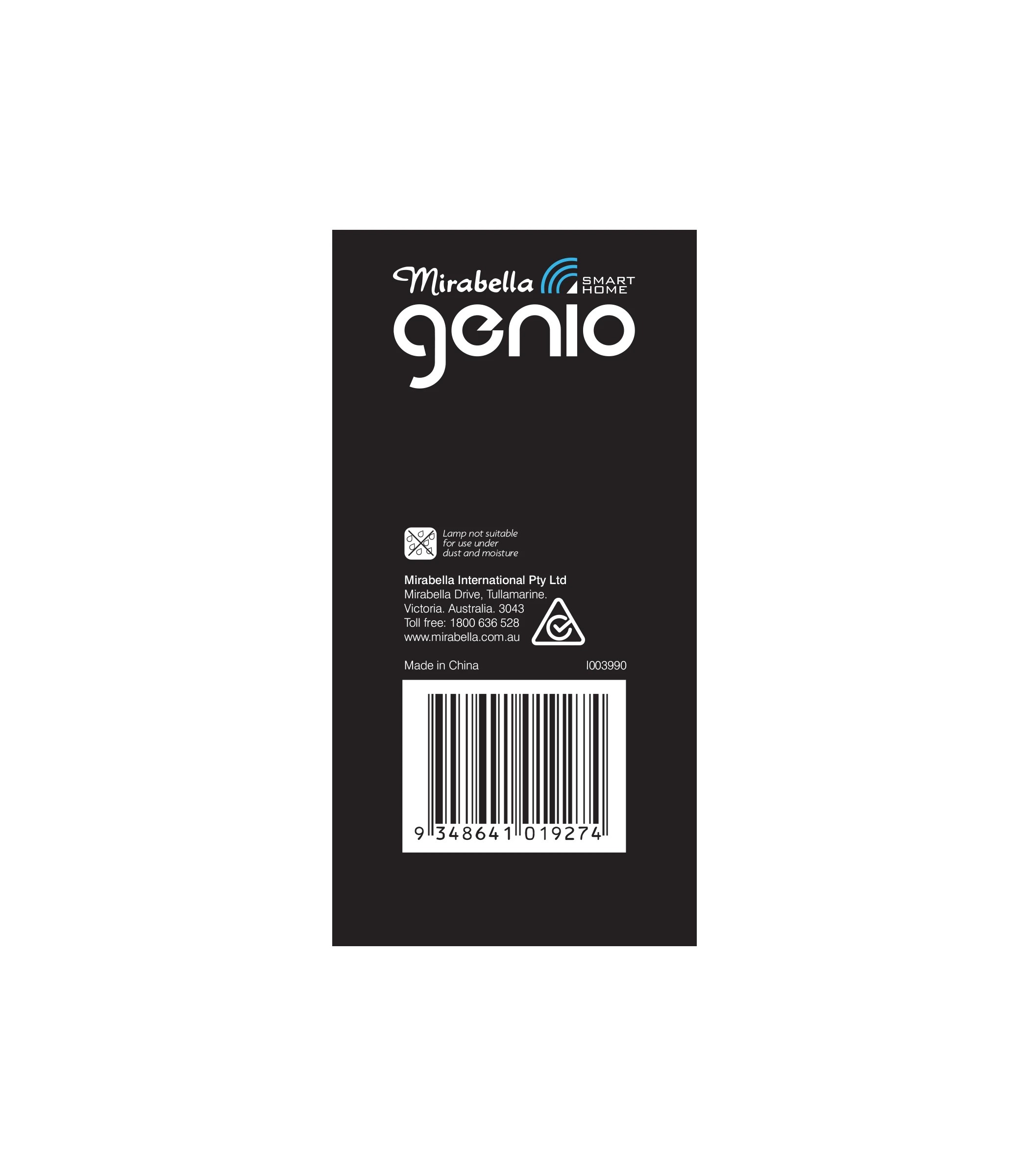 6 Mirabella Genio Wi-Fi Dimmable 9W LED Bulb, 6 of 6