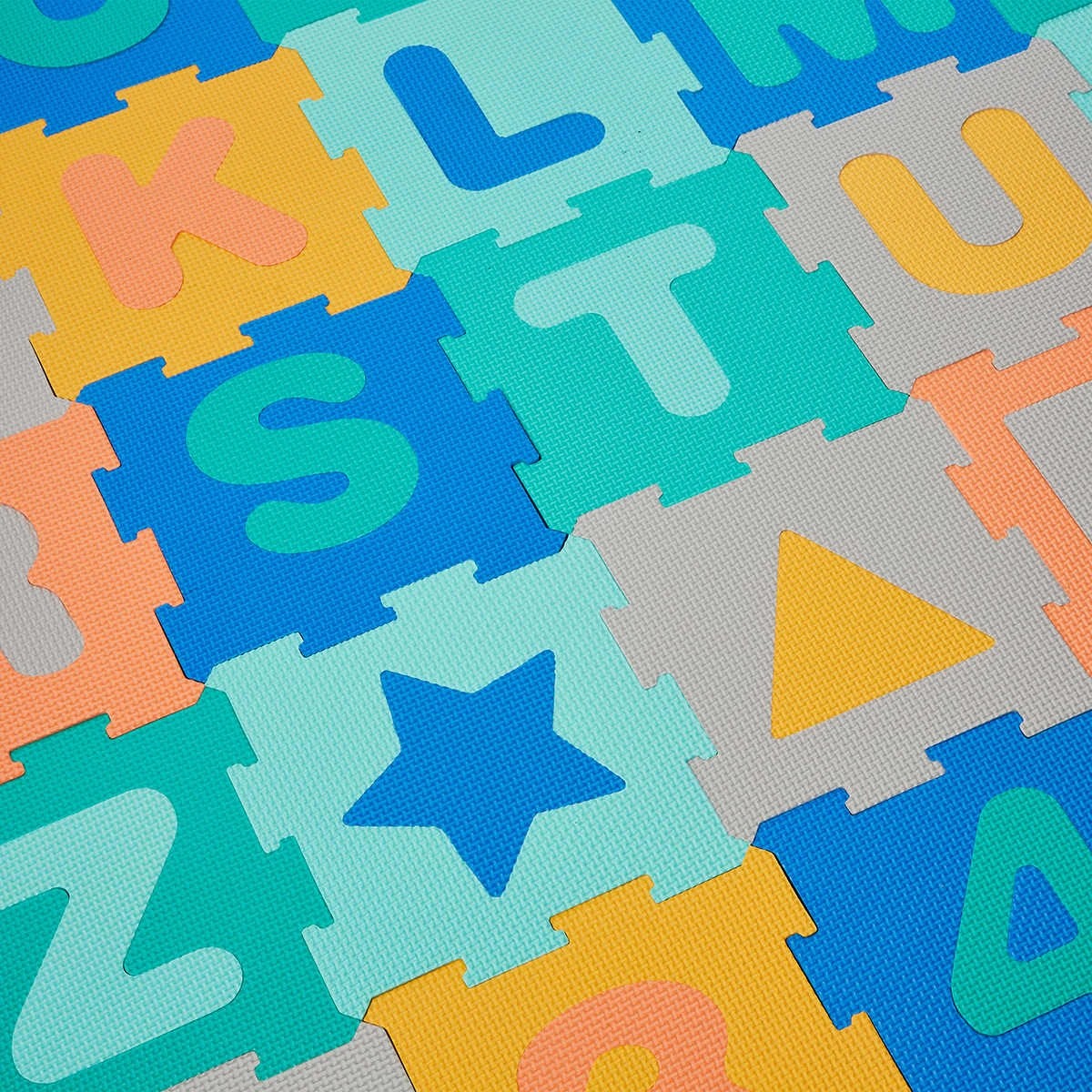 6 Letters, Shapes & Numbers Foam Playmat, 6 of 10