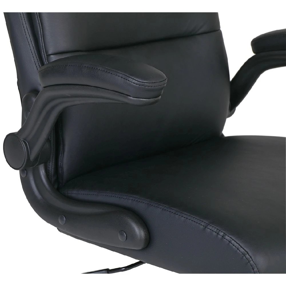 5 J.Burrows Stanton PU Chair Black Ergonomic Chairs and Desk Chairs, 5 of 10