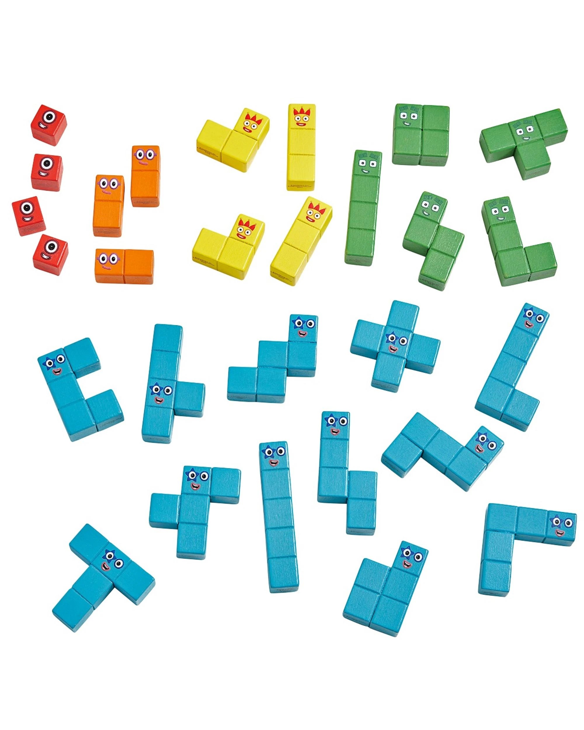 5 Numberblocks One to Five Wooden Building Blocks 39pc Activity Set, 5 of 10