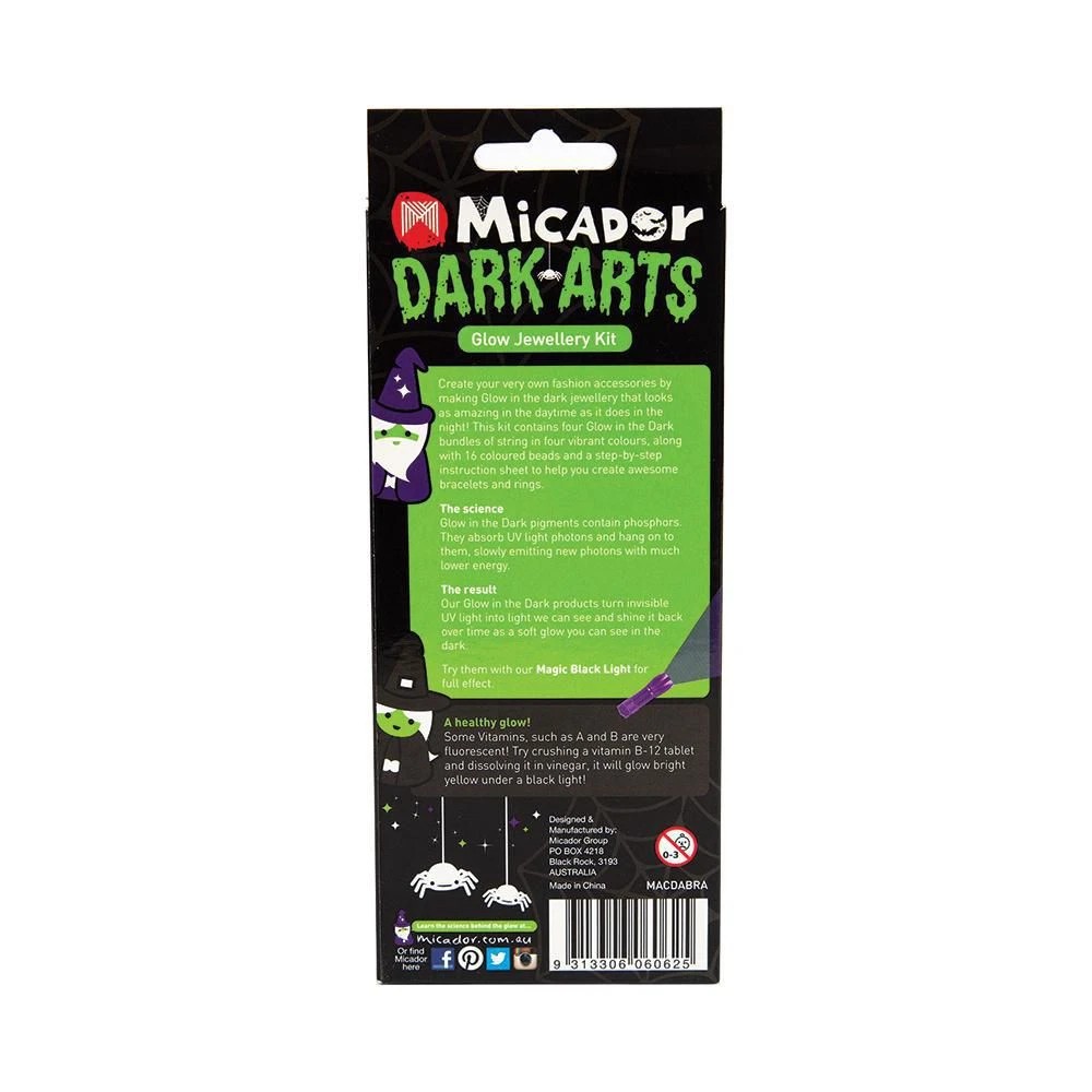 2 Micador Dark Arts Glow Jewellery Kit, 2 of 6