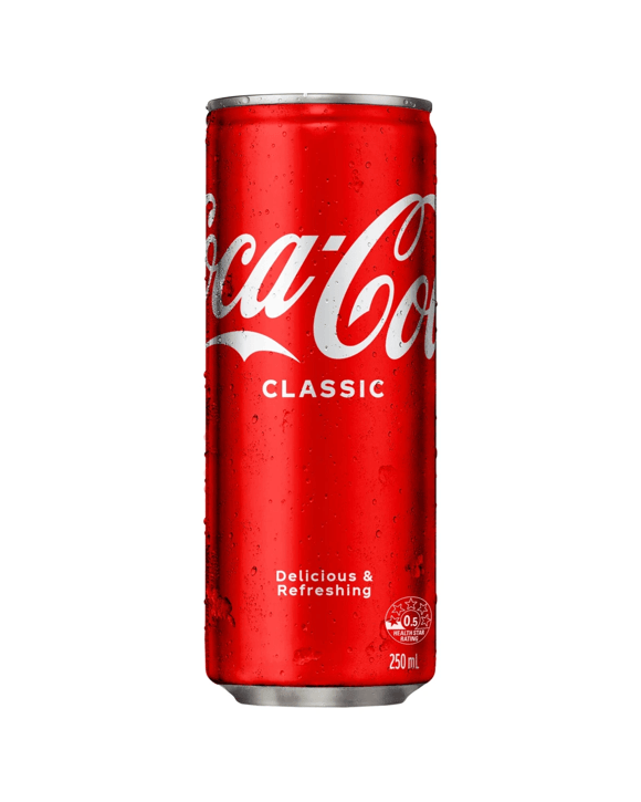 Coca-Cola Classic Soft Drink Can 250ml