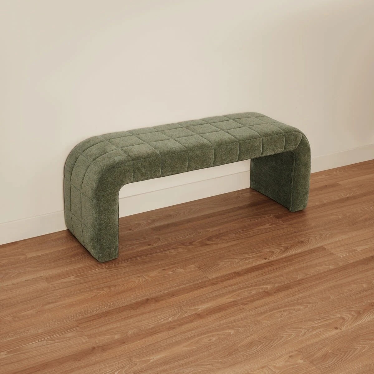 3 Chenille Bench - Green, 3 of 7
