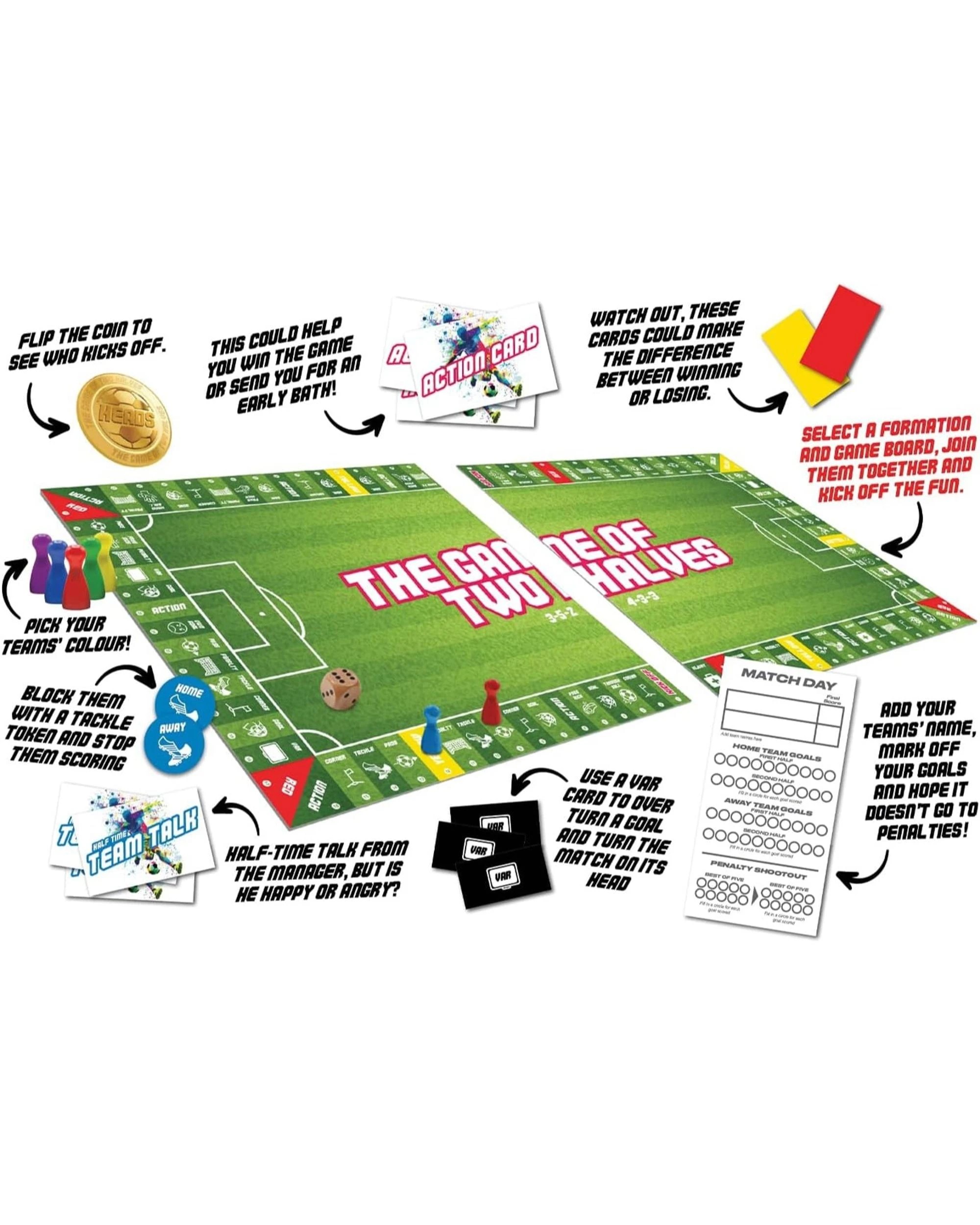 3 The Game of Two Halves Board Game, 3 of 3