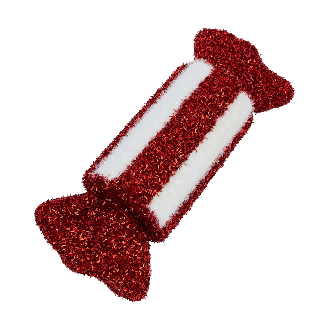 4 Large Tinsel Sweet Decoration - Assorted, 4 of 8