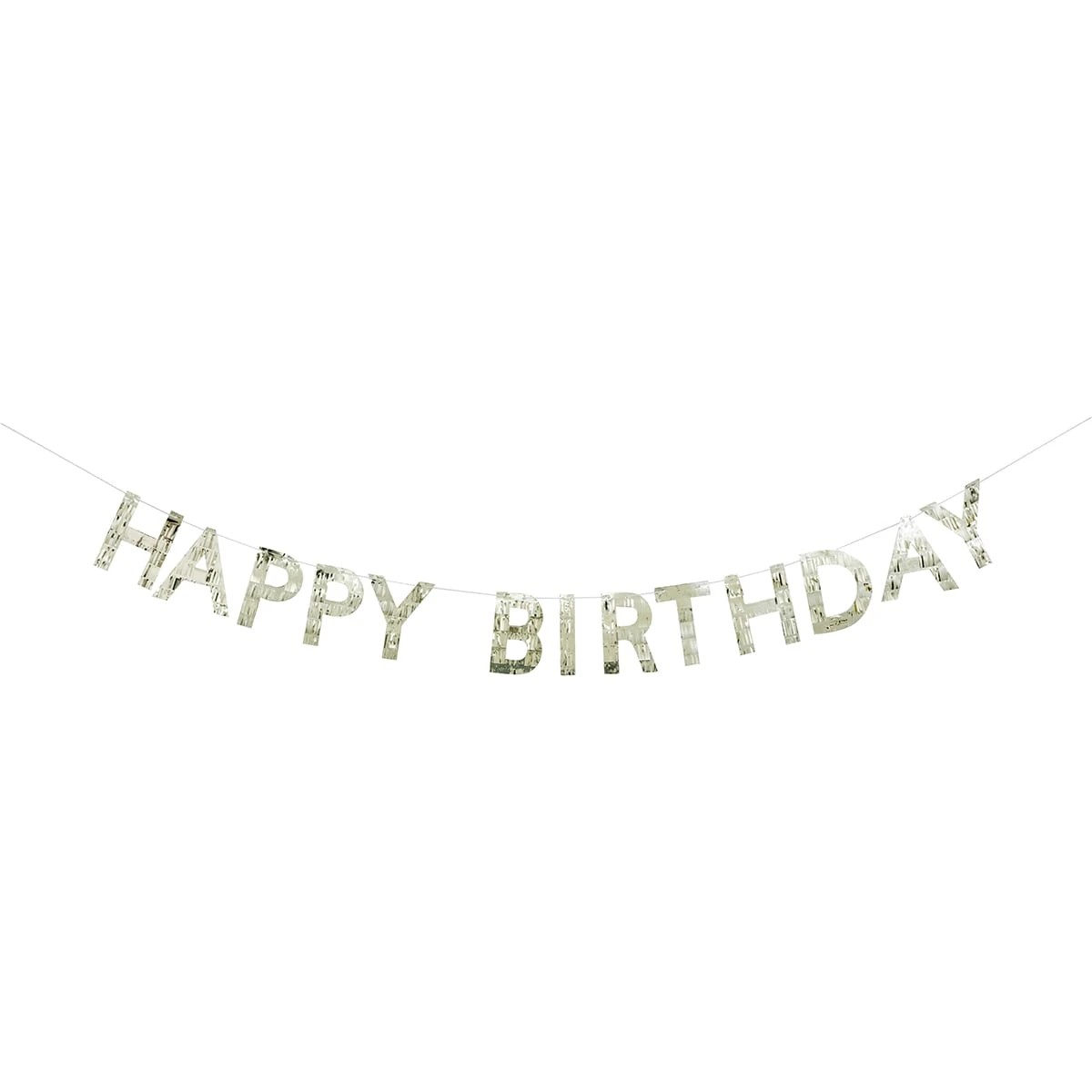 4 Happy Birthday Foil Bunting, 4 of 5