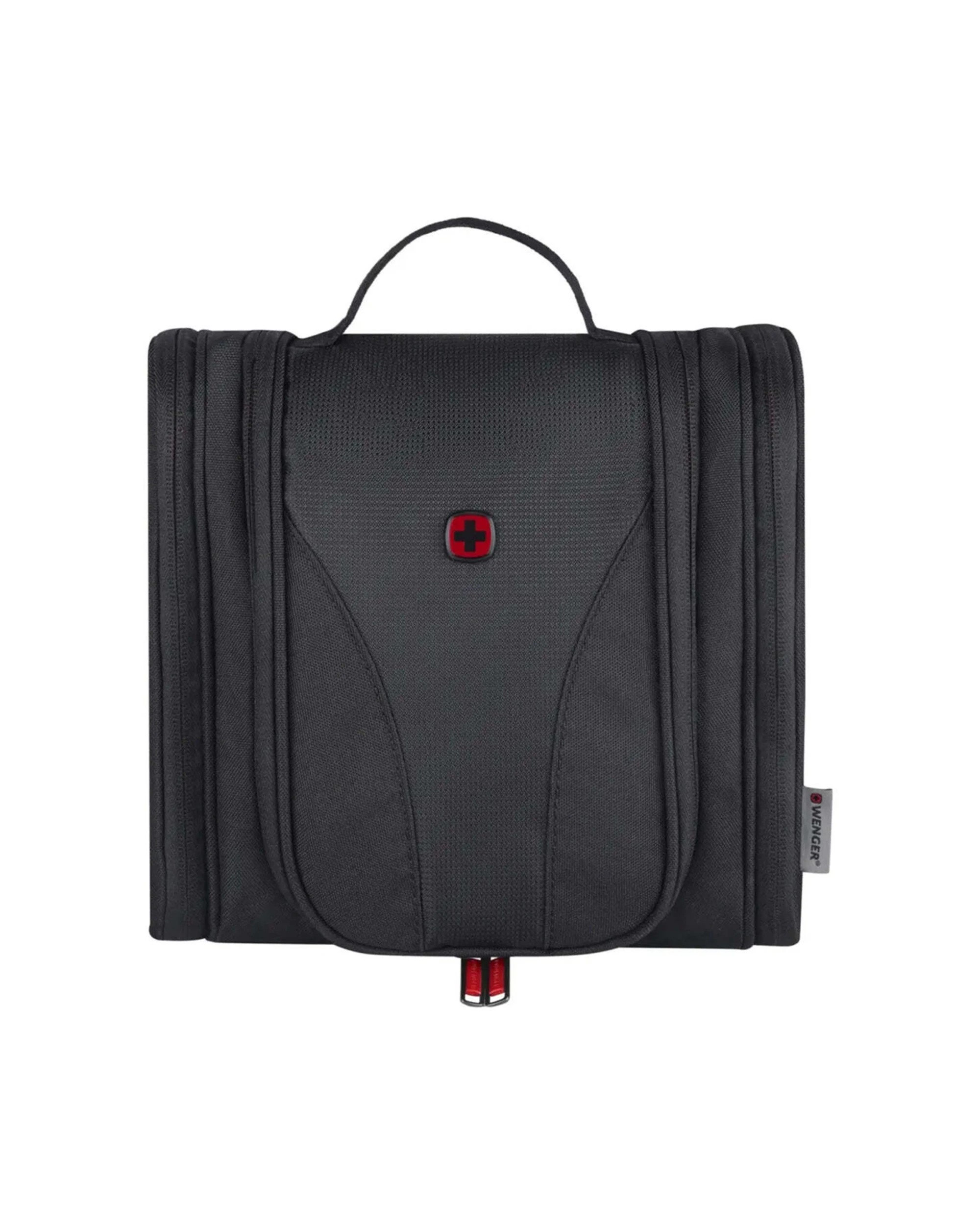 4 Wenger Hanging Toiletry Kit Antibacterial Lining Hanging Hook Water Resist - Black, 4 of 4
