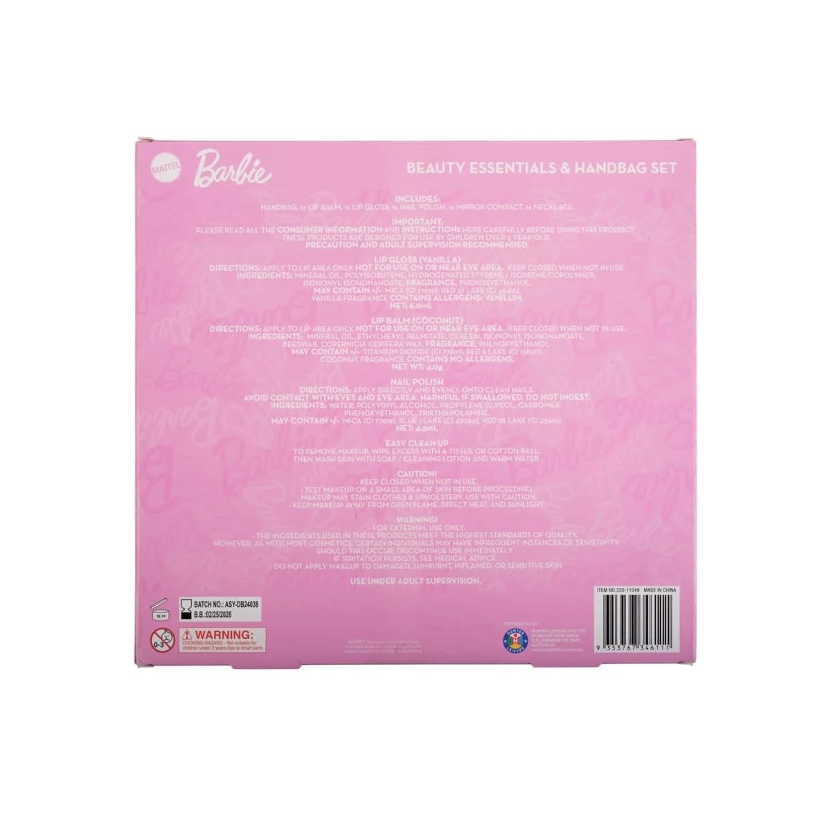 6 Barbie Beauty Essentials & Handbag Set, 6 of 6