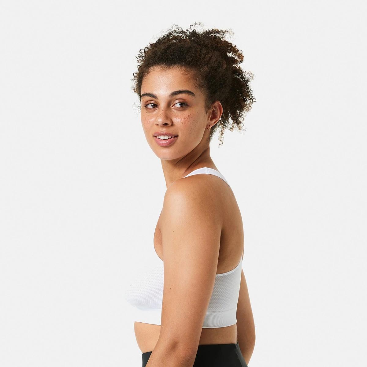 2 Sports Seamfree Crop Top WHITE, 2 of 6