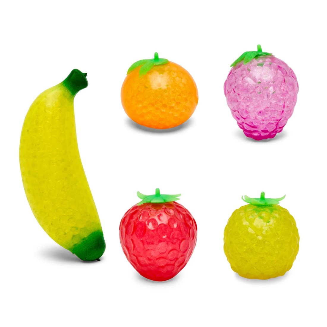 1 5 Pack ToyMania The Sensory Toy Box Fruit Squishies, 1 of 3