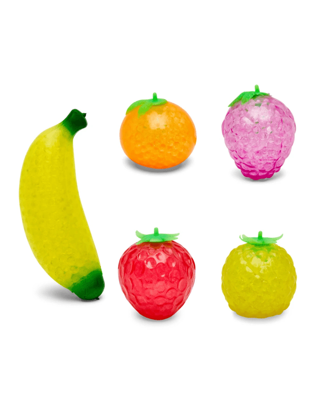 5 Pack ToyMania The Sensory Toy Box Fruit Squis