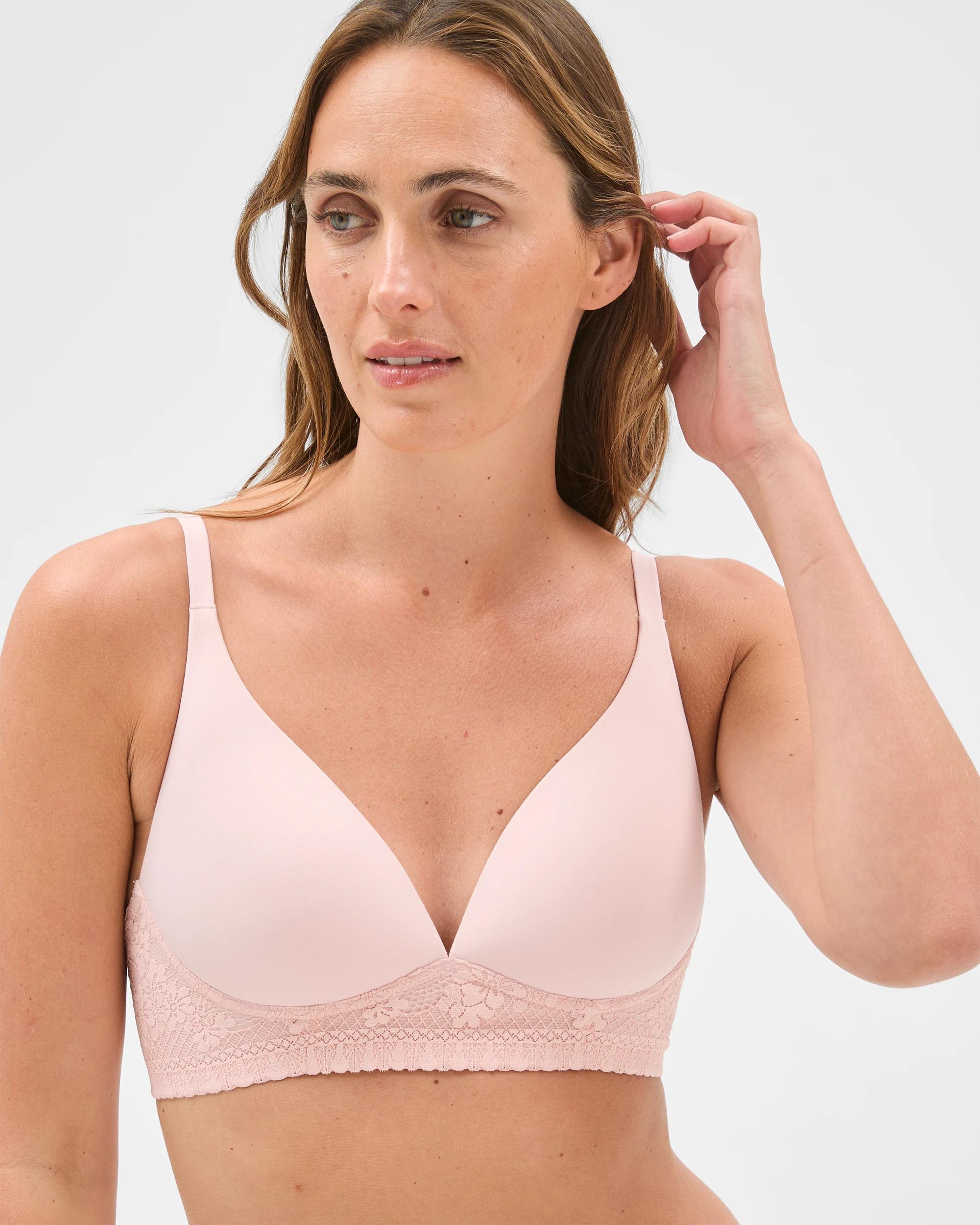 1 Target Woman Soft Comfort Wirefree T-Shirt Bra LOTUS, 1 of 3