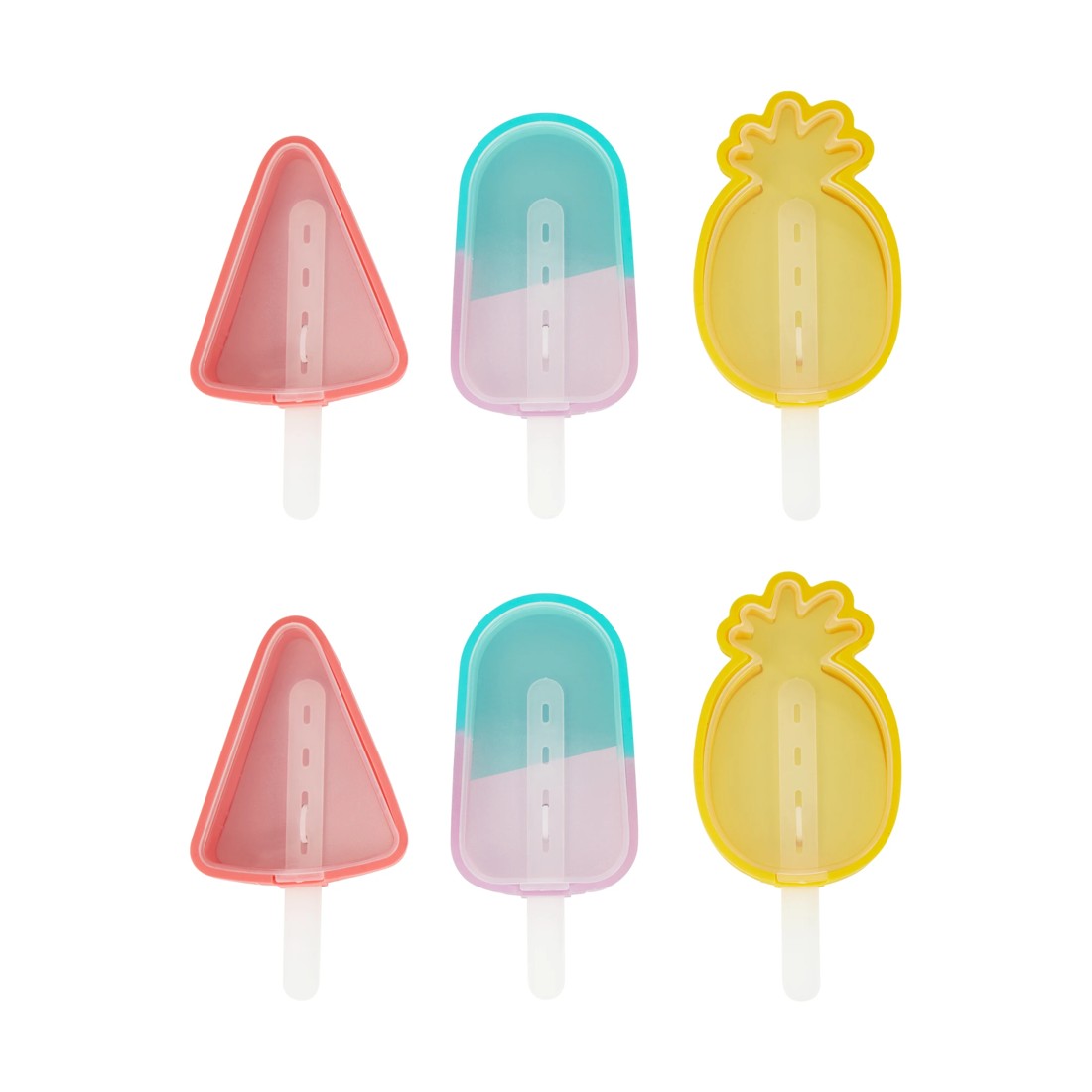 1 2 Pack Silicone Icy Pole Makers - Assorted, 1 of 6