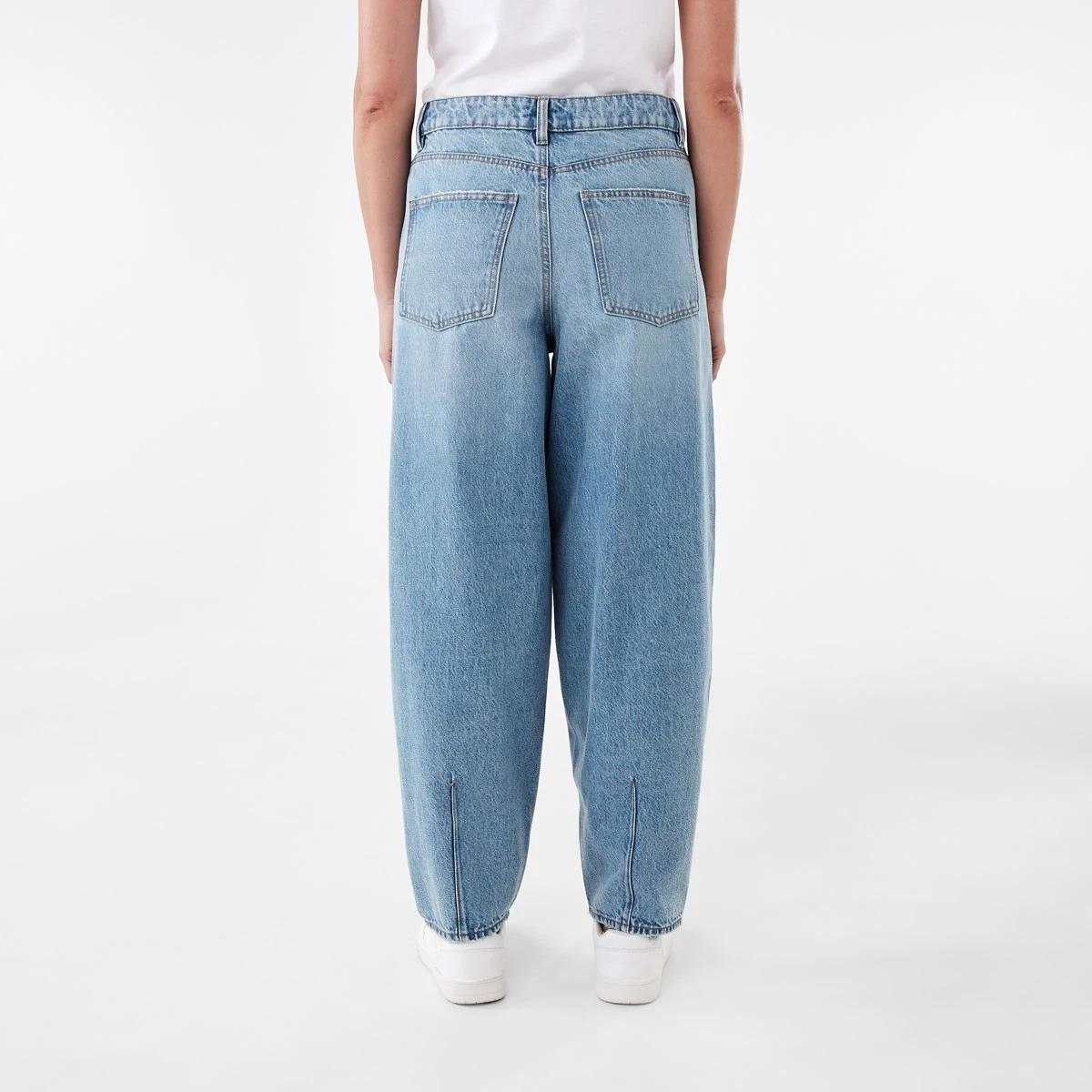 3 Barrel Leg Jeans Mid Wash, 3 of 7