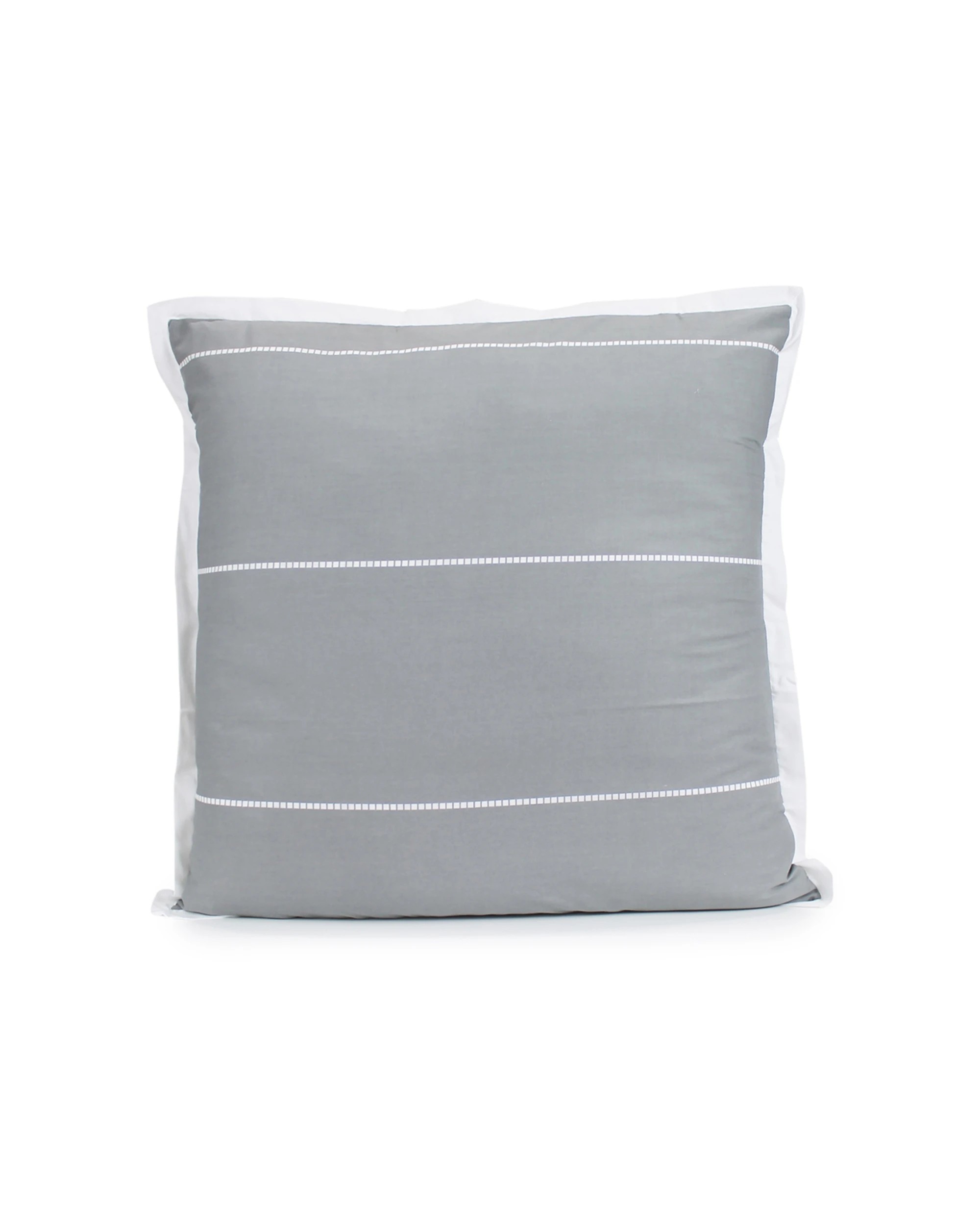 1 Jason Commercial Calista Euro Pillow Case Granite 65x65cm - Multi, 1 of 1