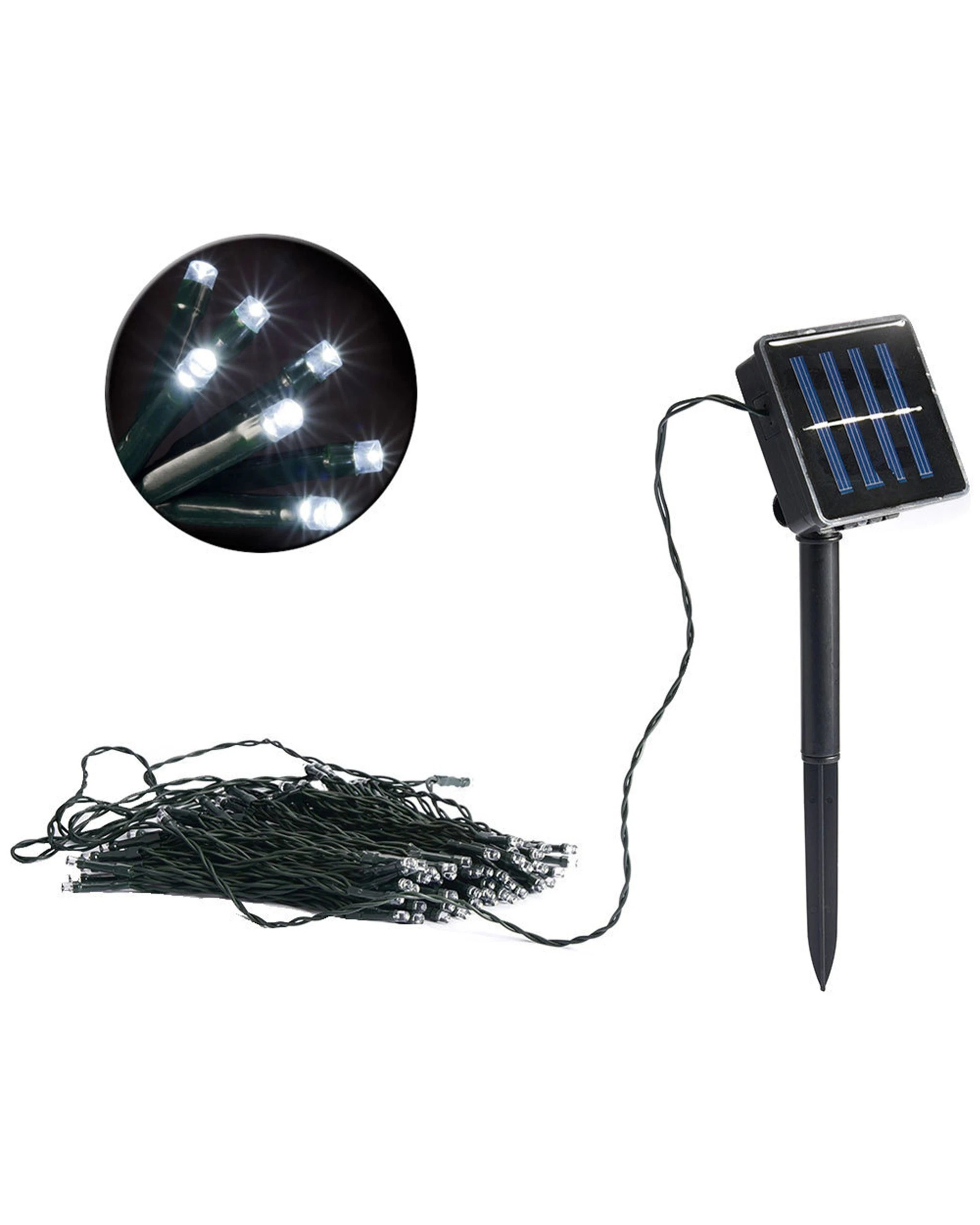 3 Lenoxx 300 Outdoor Solar Power String Fairy Led Lights For Christmas Party White
 - White, 3 of 3