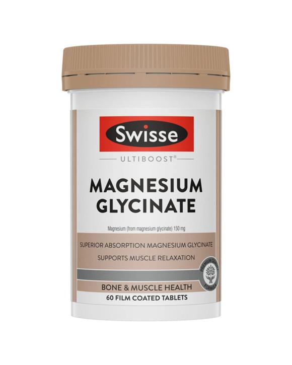 Swisse 60pc Ultiboost Tablets Magnesium Glycinate Muscle Support