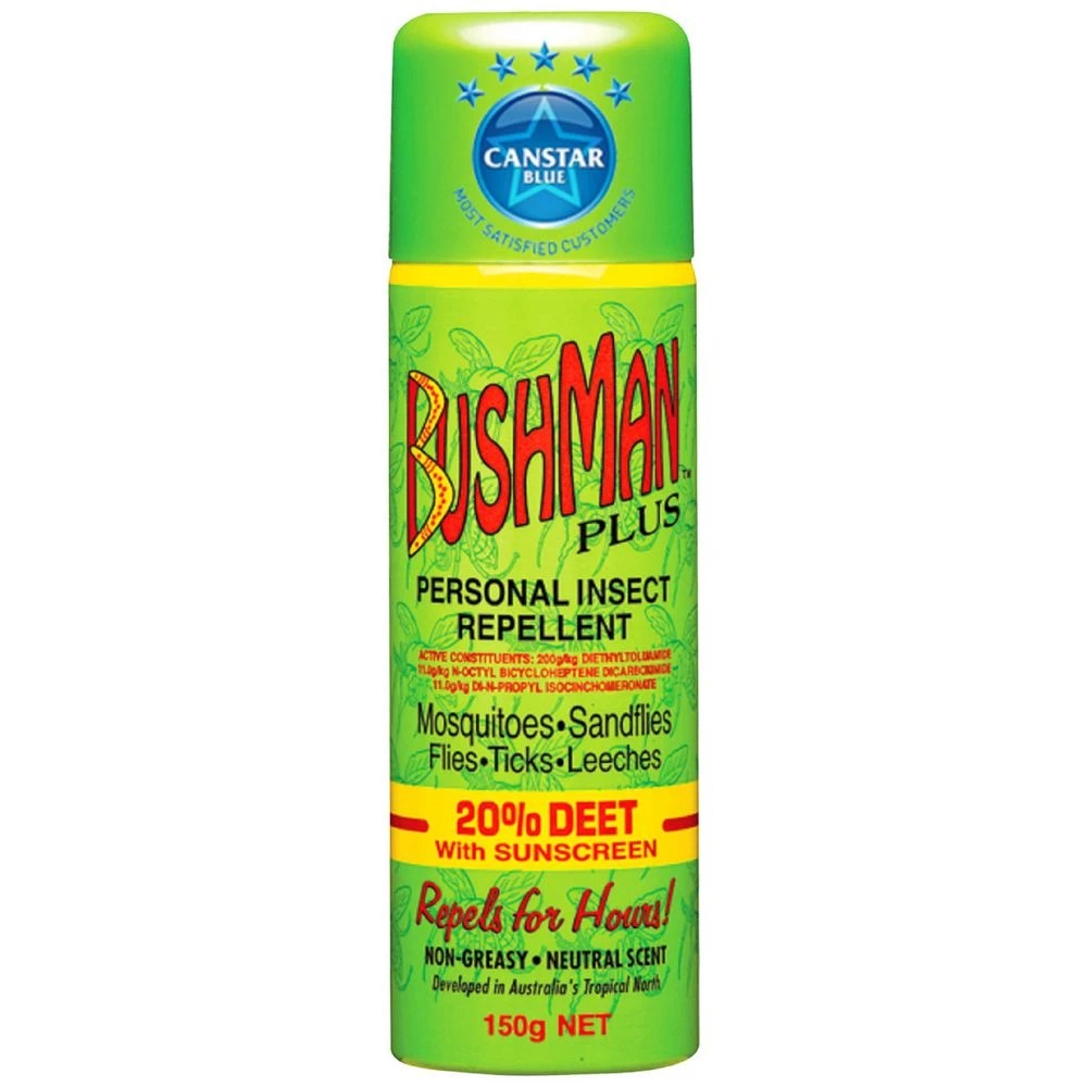1 Bushman Plus Insect Repellent Aerosol 150g, 1 of 1