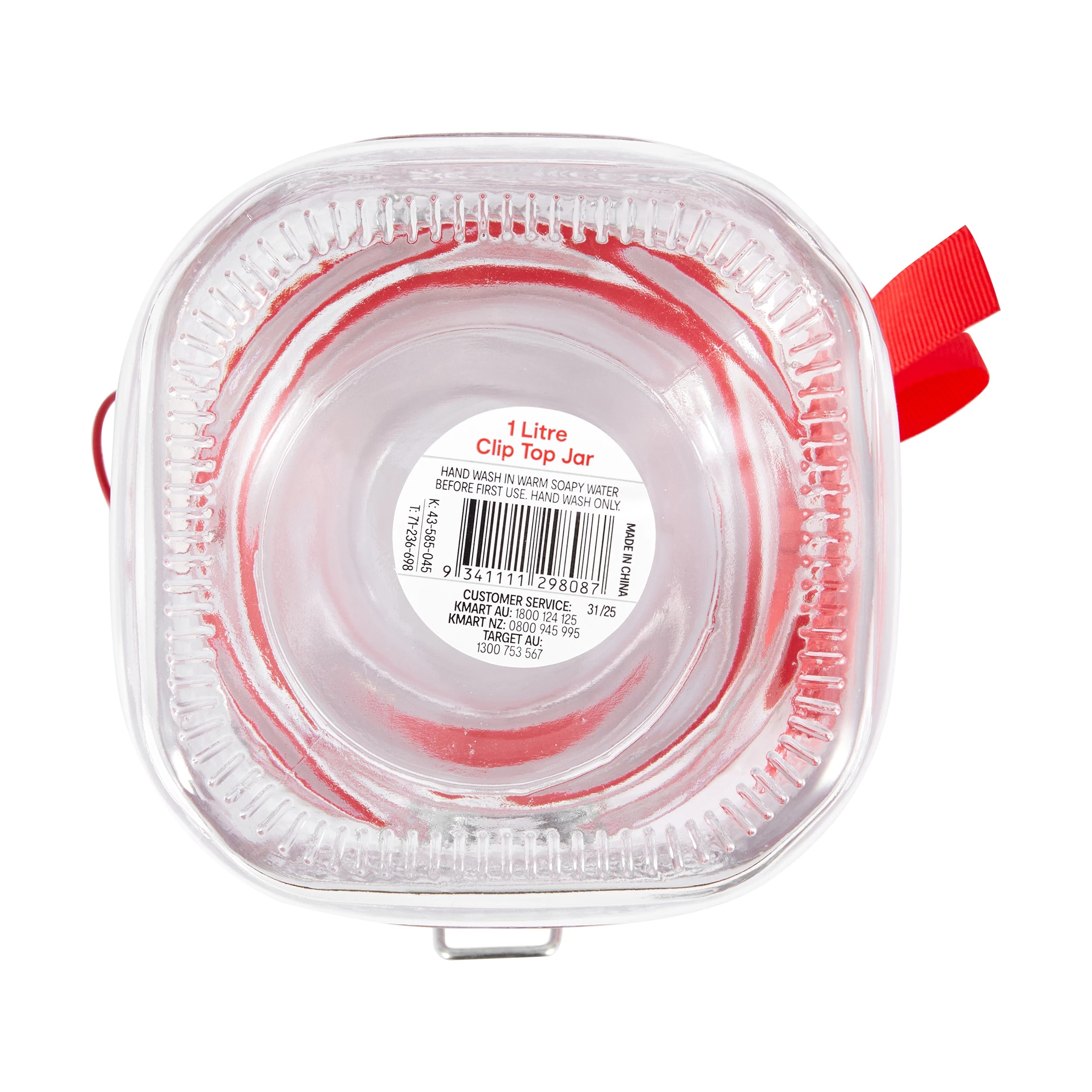 3 1L Clip Top Jar, 3 of 3