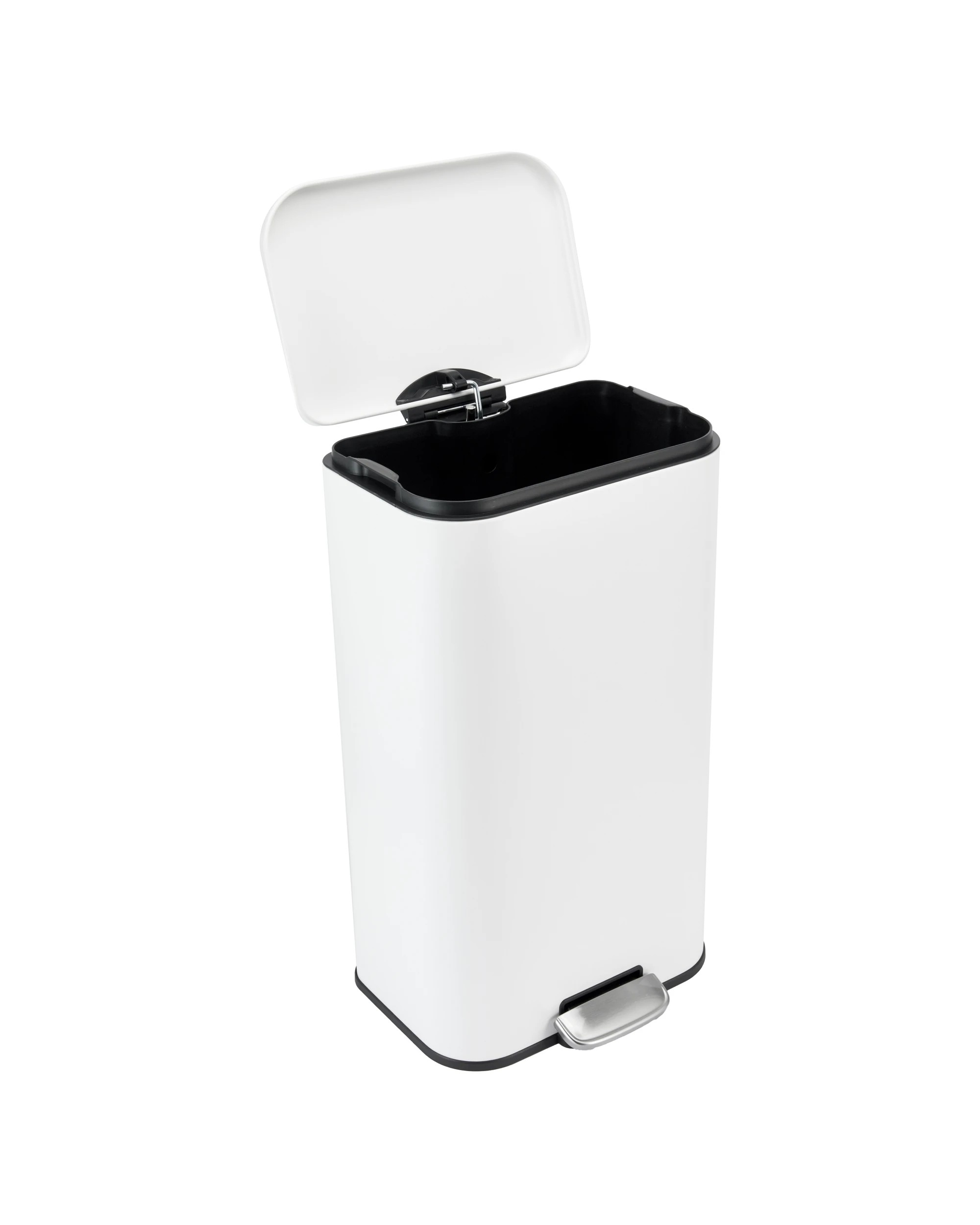 3 30L Pedal Bin - White, 3 of 8