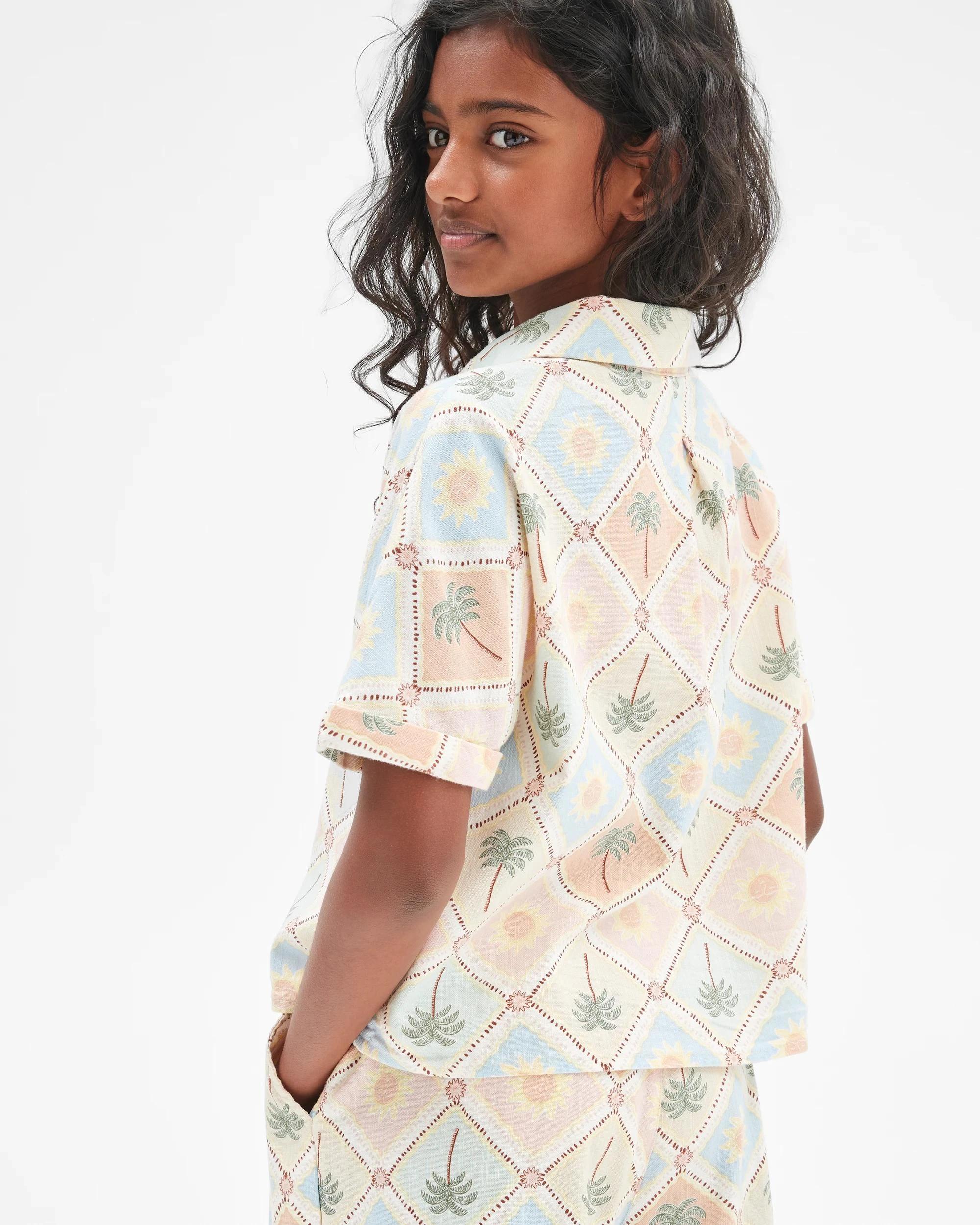 3 Target Print Short Sleeve Shirt TILE PRINT, 3 of 6