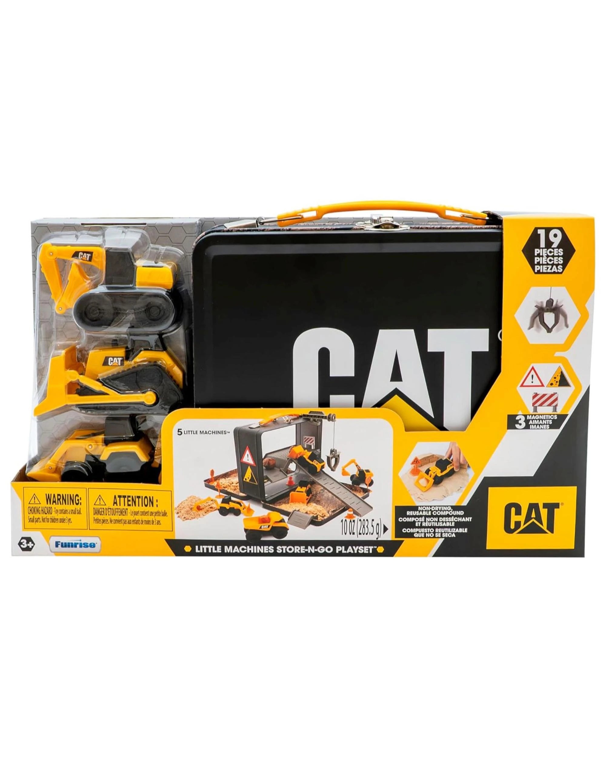 1 CAT Little Machines Store-N-Go Playset With 5 Vehicles, 1 of 5