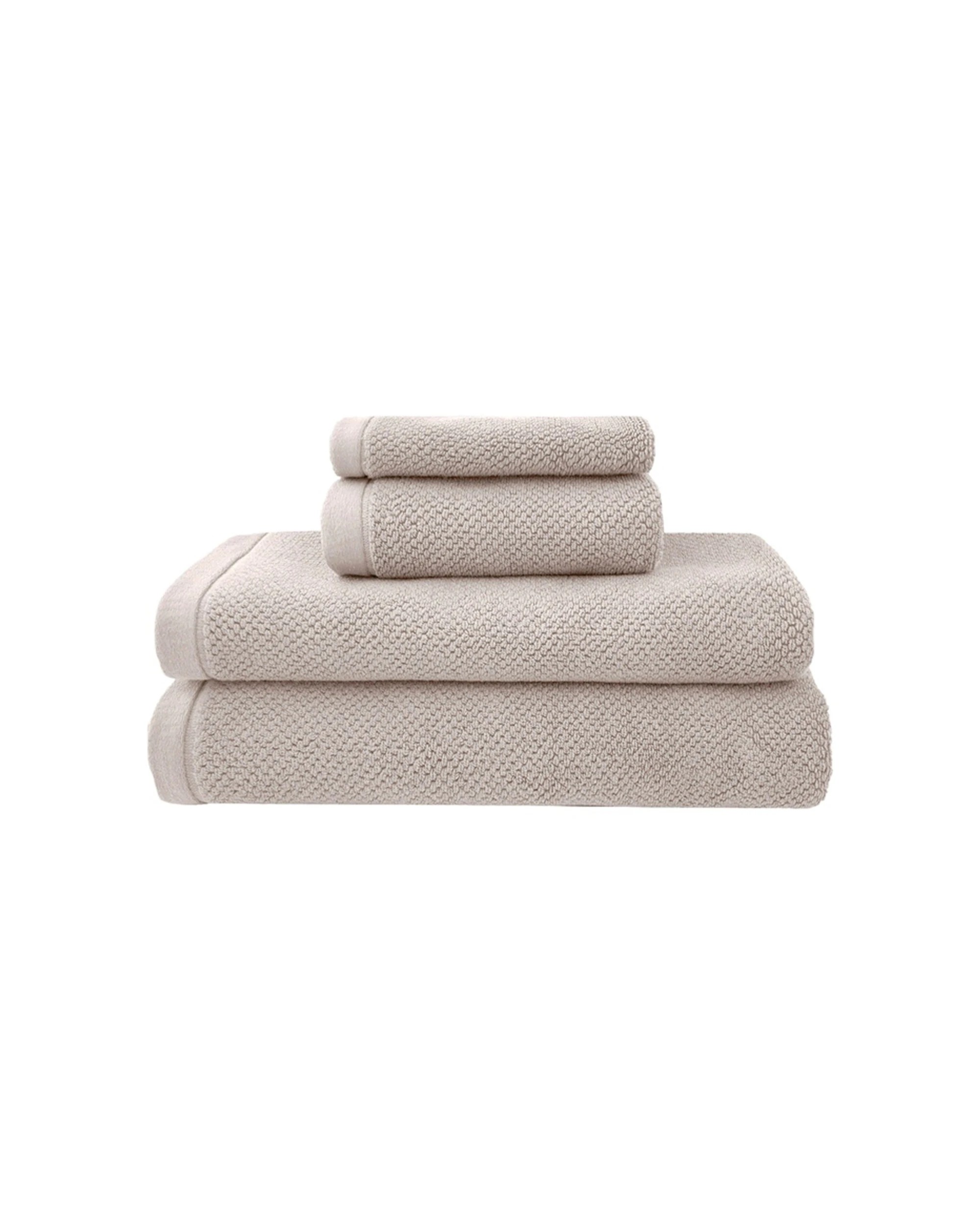 3 Bambury Angove 600gsm Soft Absorbent Cotton Bath Towel 4PK 70x140cm - Natural, 3 of 5