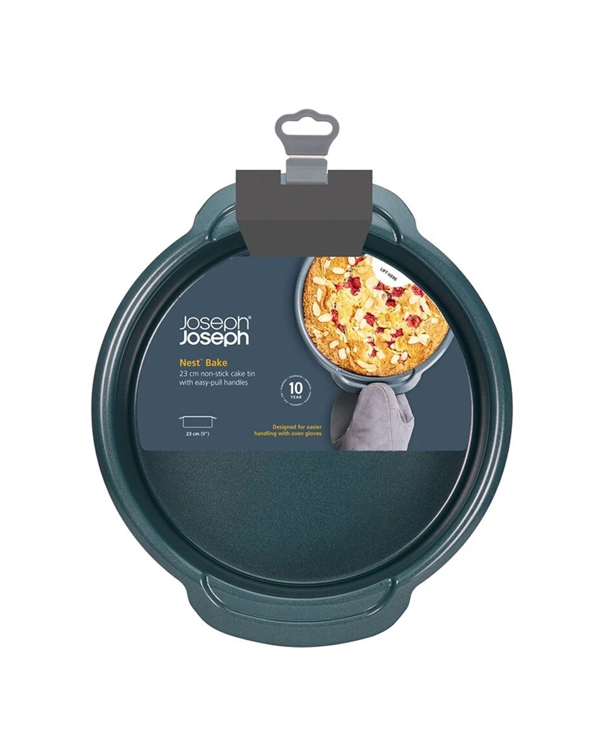 2 Joseph Joseph 2PK Carbon Steel Non-Stick Nest Bake Round Cake Tin 23cm - Blue, 2 of 8