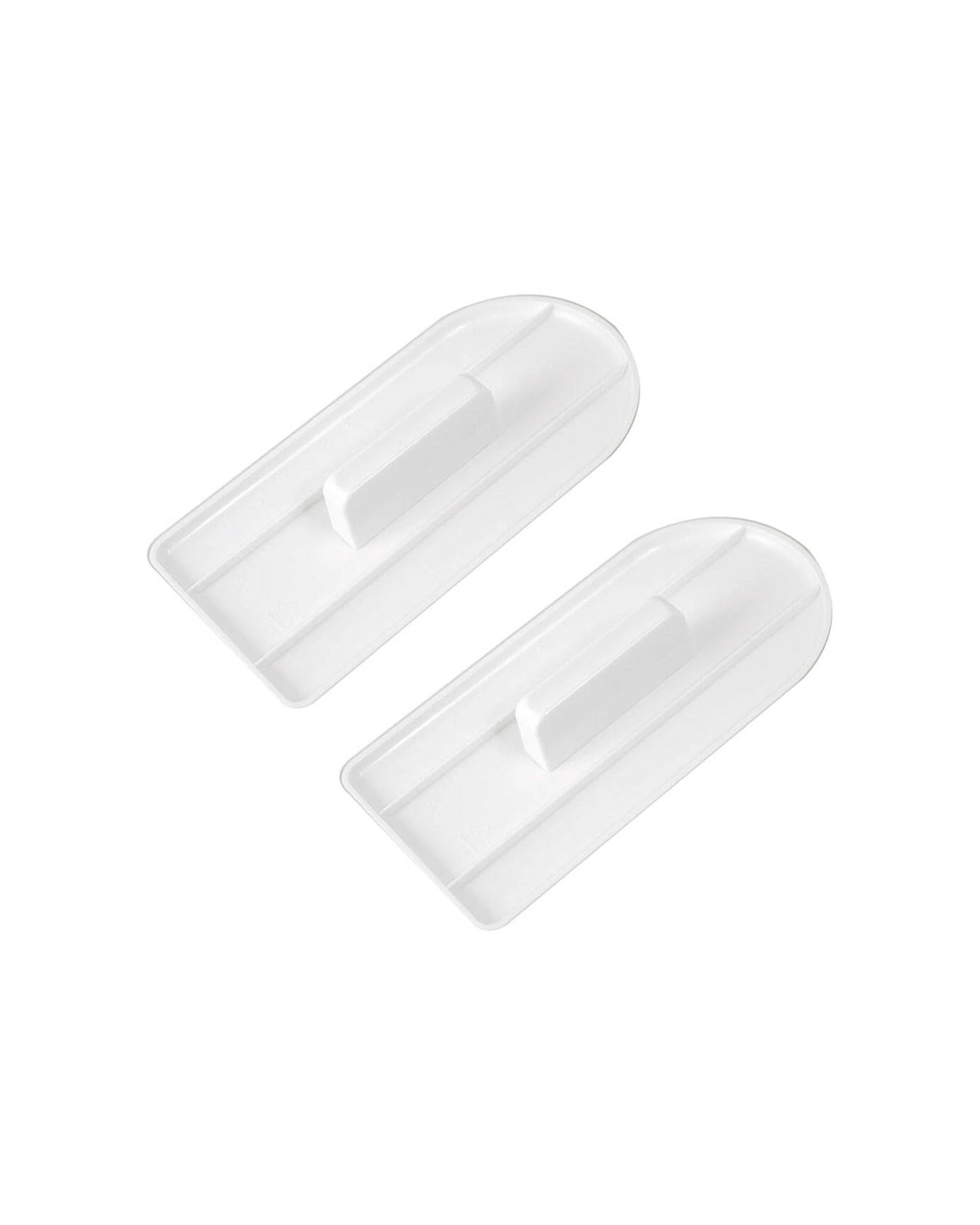 1 Mondo 2pk Plastic 15x8.4cm Fondant Smoother Shaper Food-Grade Plastic - White, 1 of 1