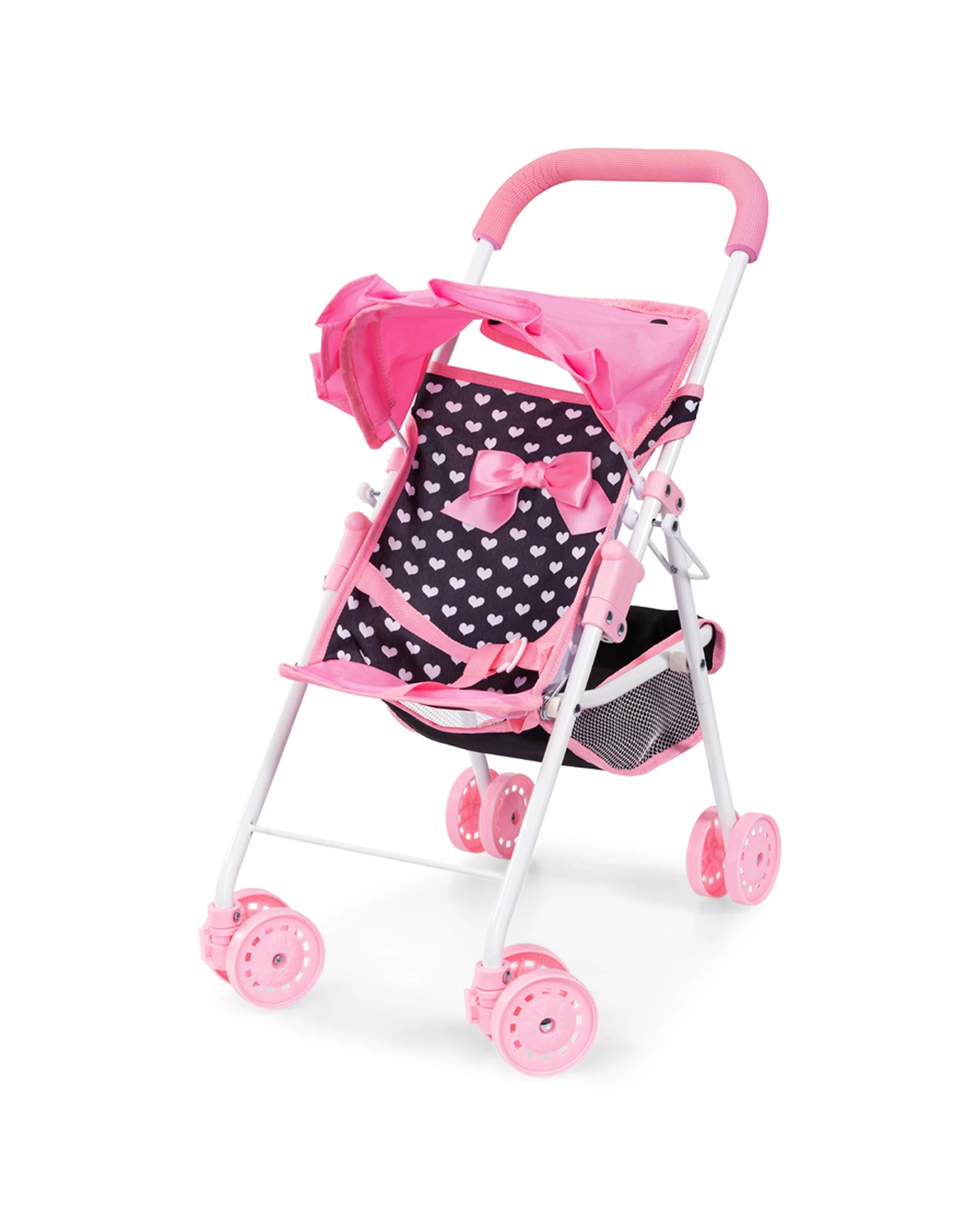 1 Bayer Doll Buggy Doll Pram Kids Children Toy Doll Stroller Pretend Play
 - pink, 1 of 3