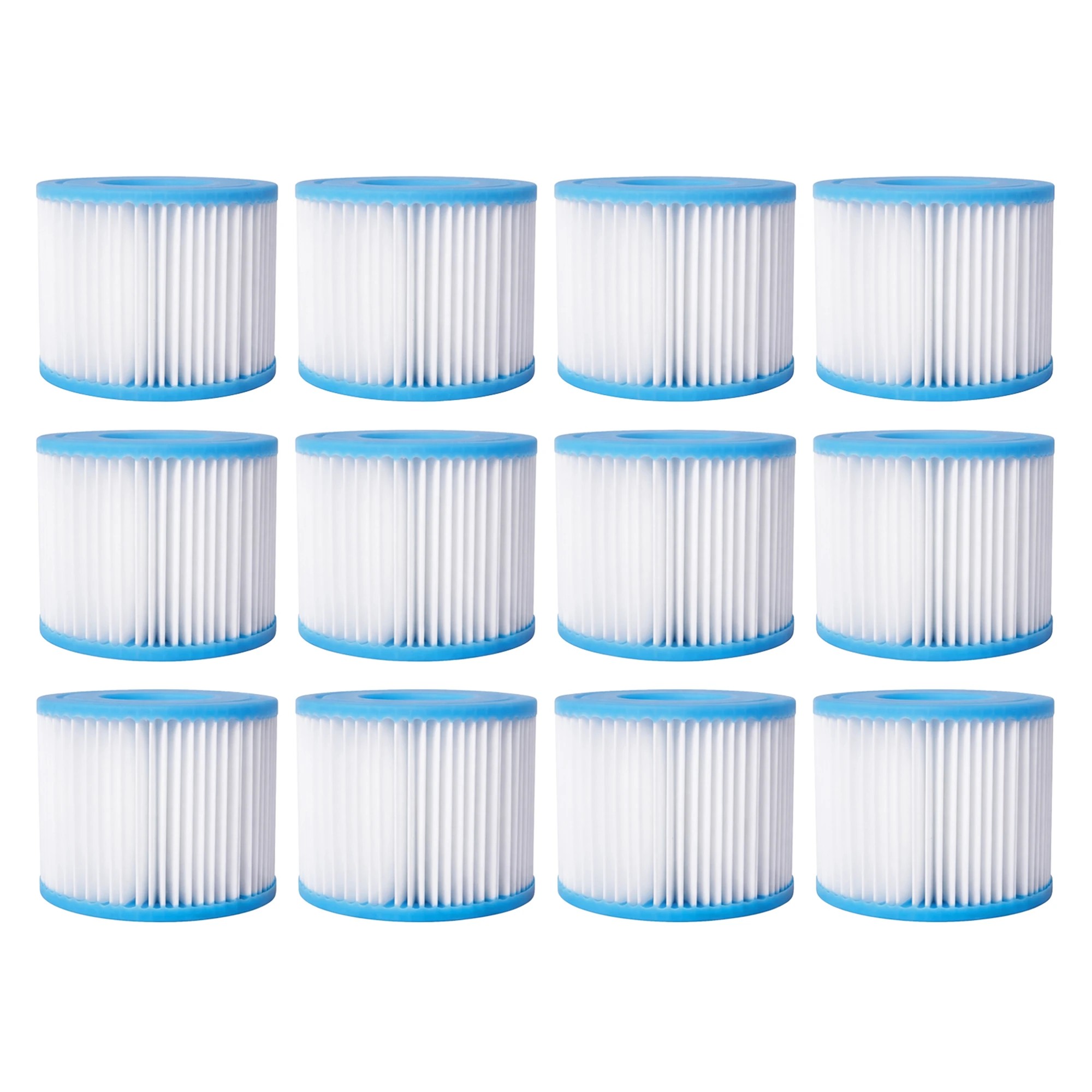 1 Cleanflo 12 Pcs Type VI Filter Cartridge Spa Hot Tub Filter Replacement Washable, 1 of 8