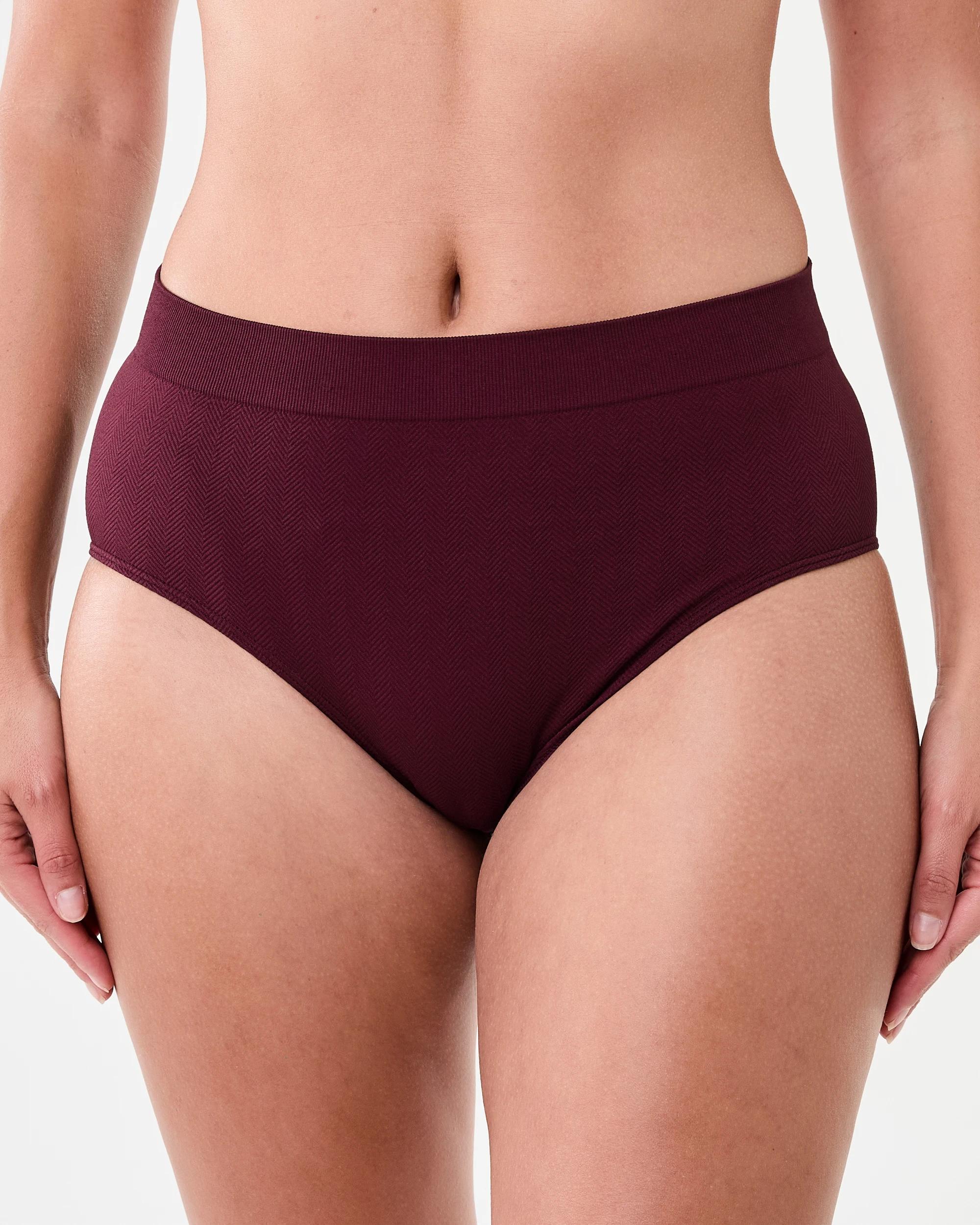 3 3 Pack Seamfree Jacquard Full Briefs Vr Bp Ft, 3 of 8