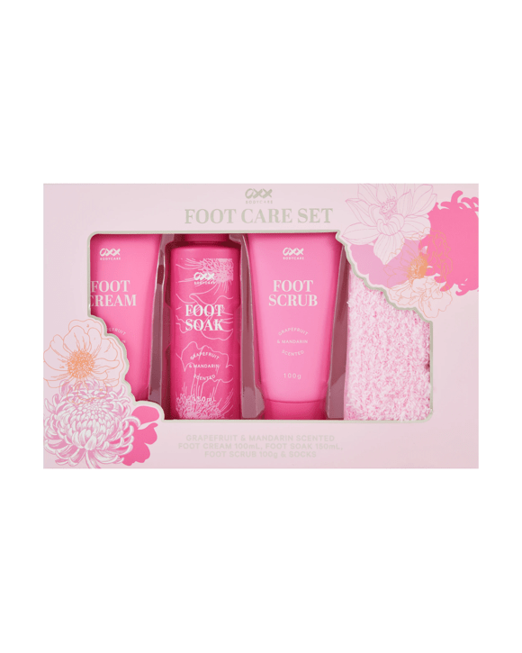 OXX Bodycare Foot Care Set - Grapefruit and Mandarin Scented