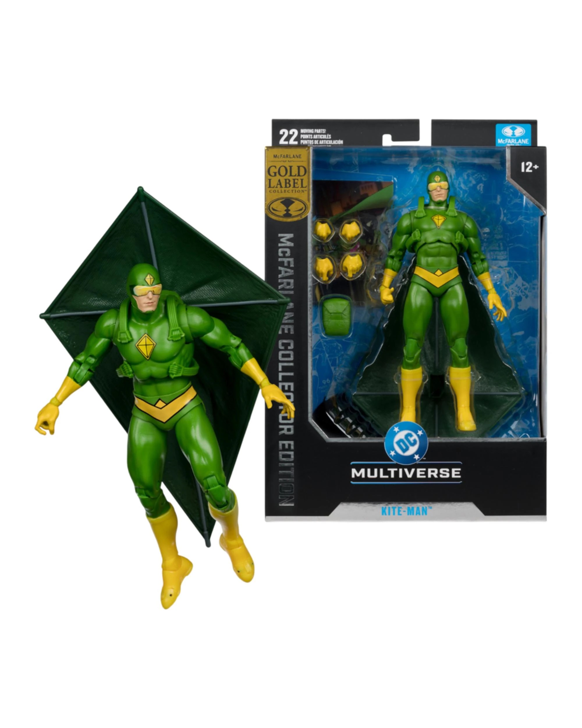 1 DC Multiverse Batman Rogues Kite-Man Gold Label McFarlane Collector Edition 7 Inch Figure, 1 of 1