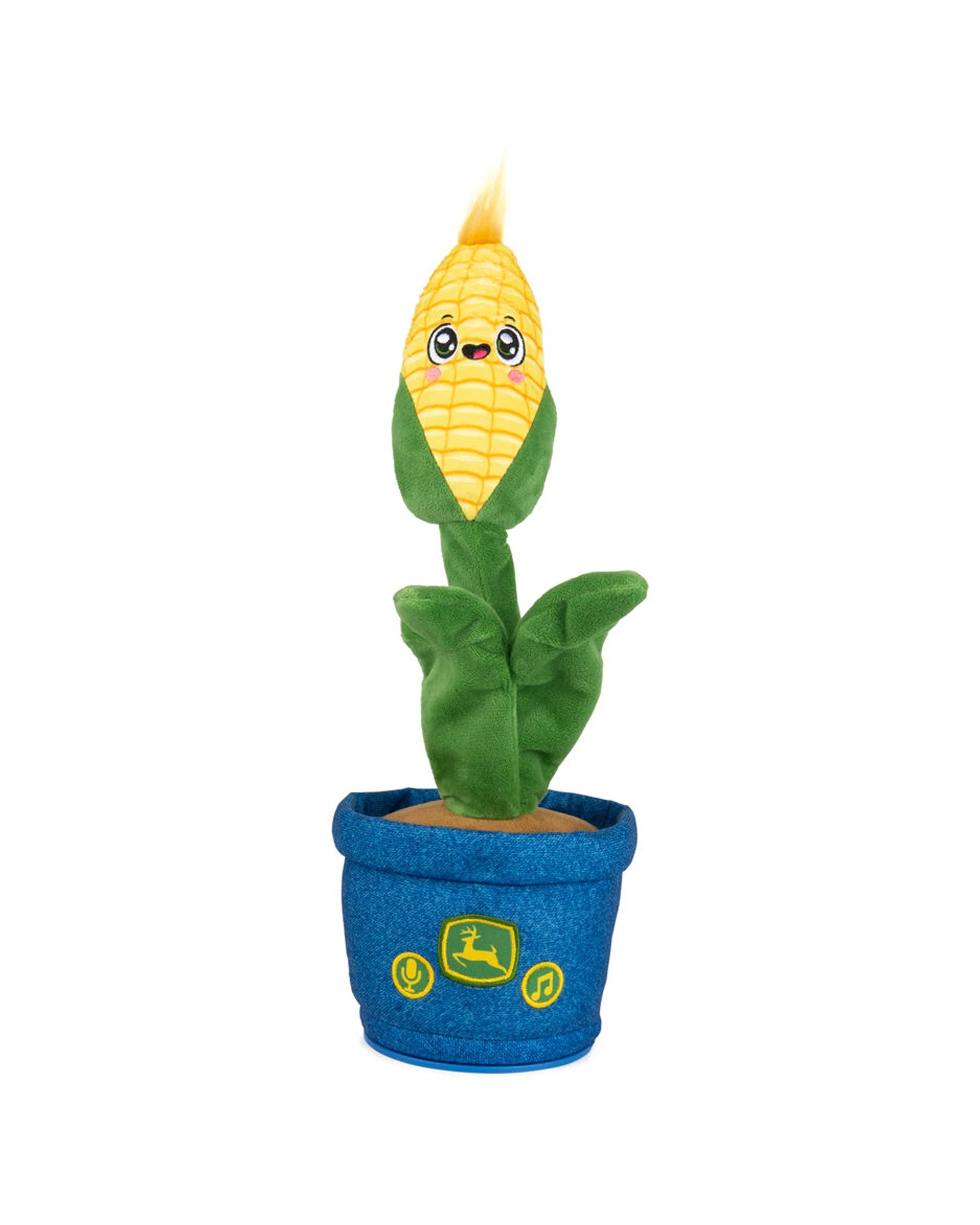 1 John Deere Corny Dancer Plush Musical Dancing Toy Dance Music Speech Repetition - Multi, 1 of 3